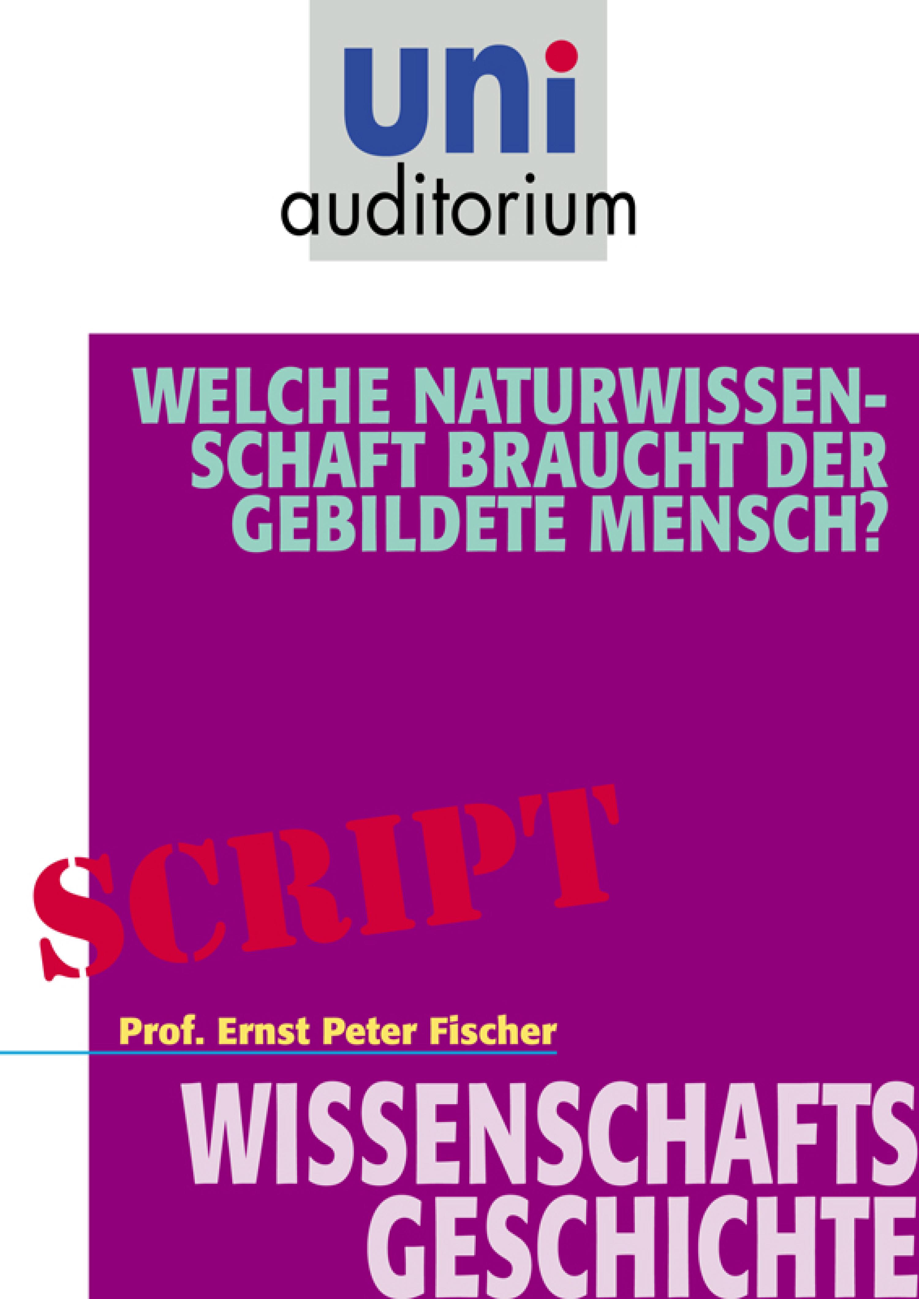 Обложка книги «Welche Naturwissenschaft braucht der gebildete Mensch?»