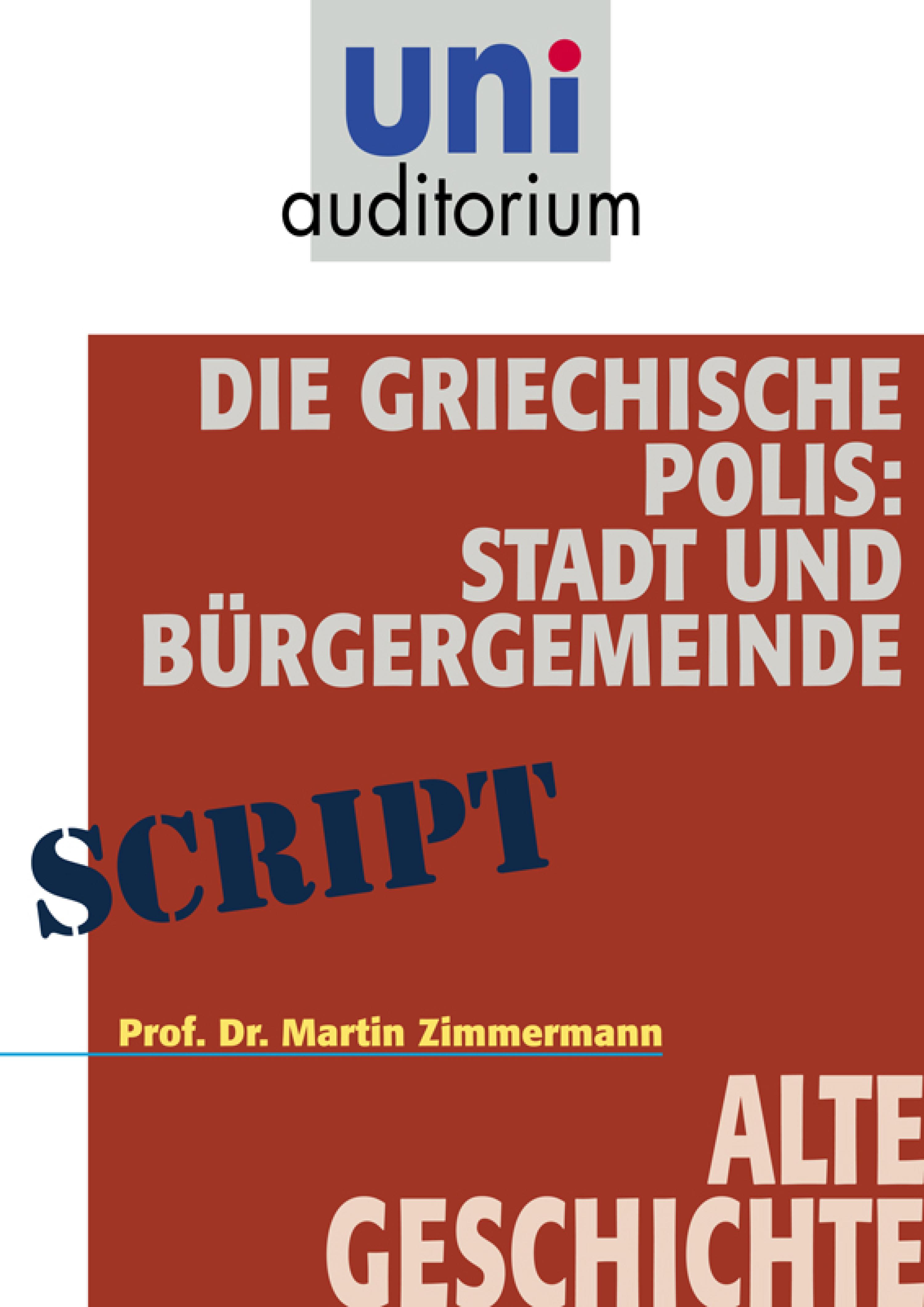 Обложка книги «Die griechische Polis»