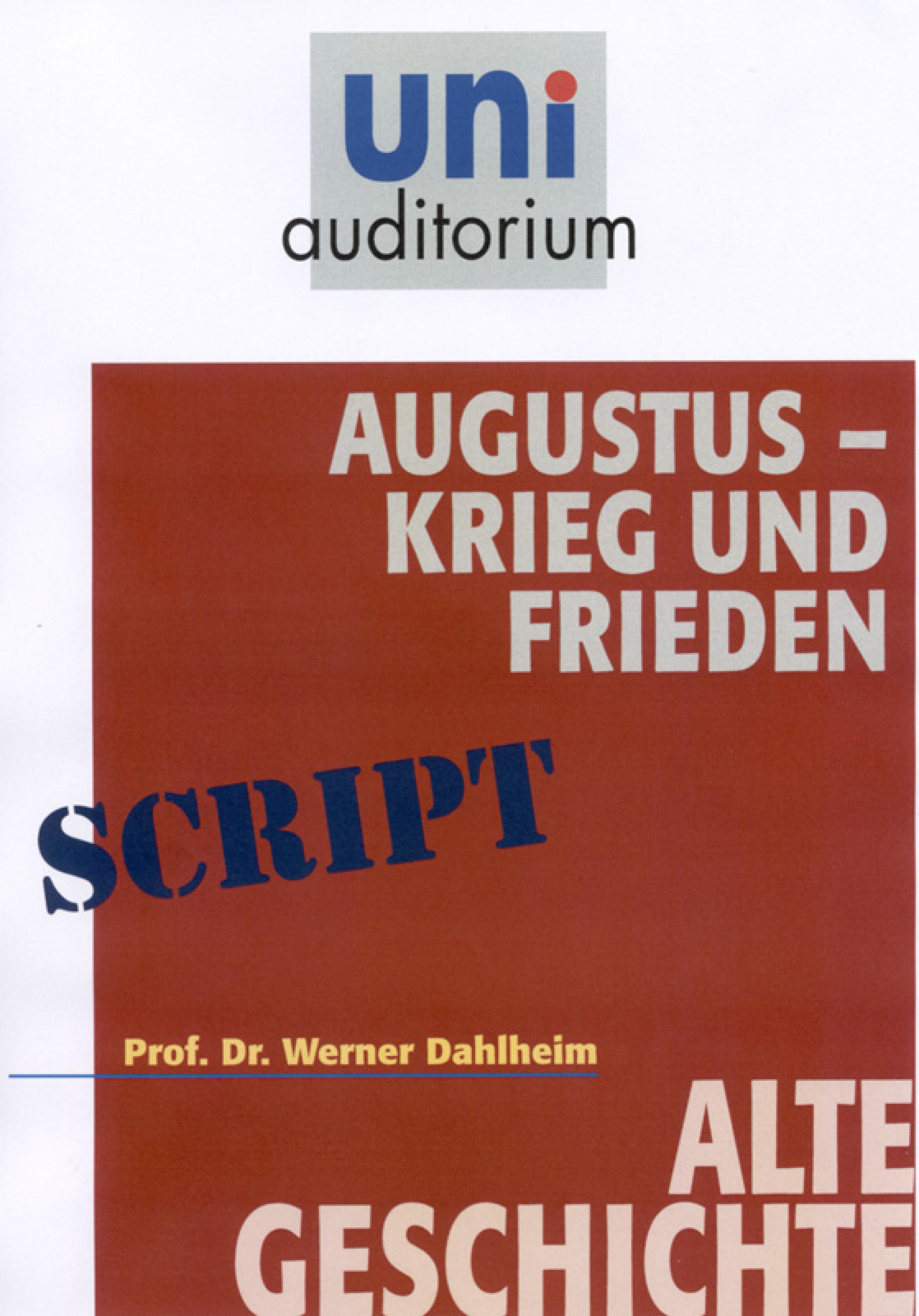Обложка книги «Augustus - Krieg und Frieden»