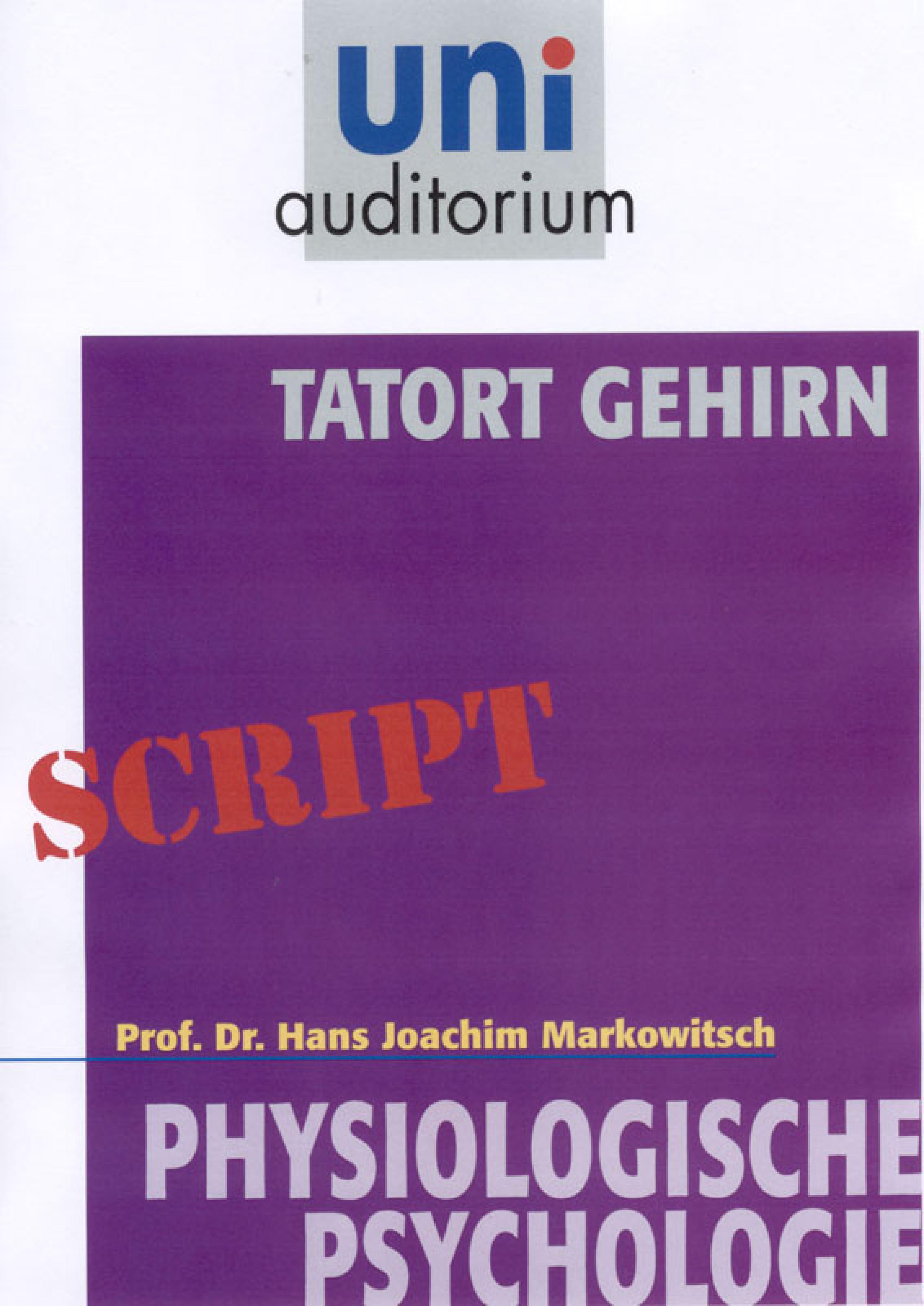 Обложка книги «Tatort Gehirn»