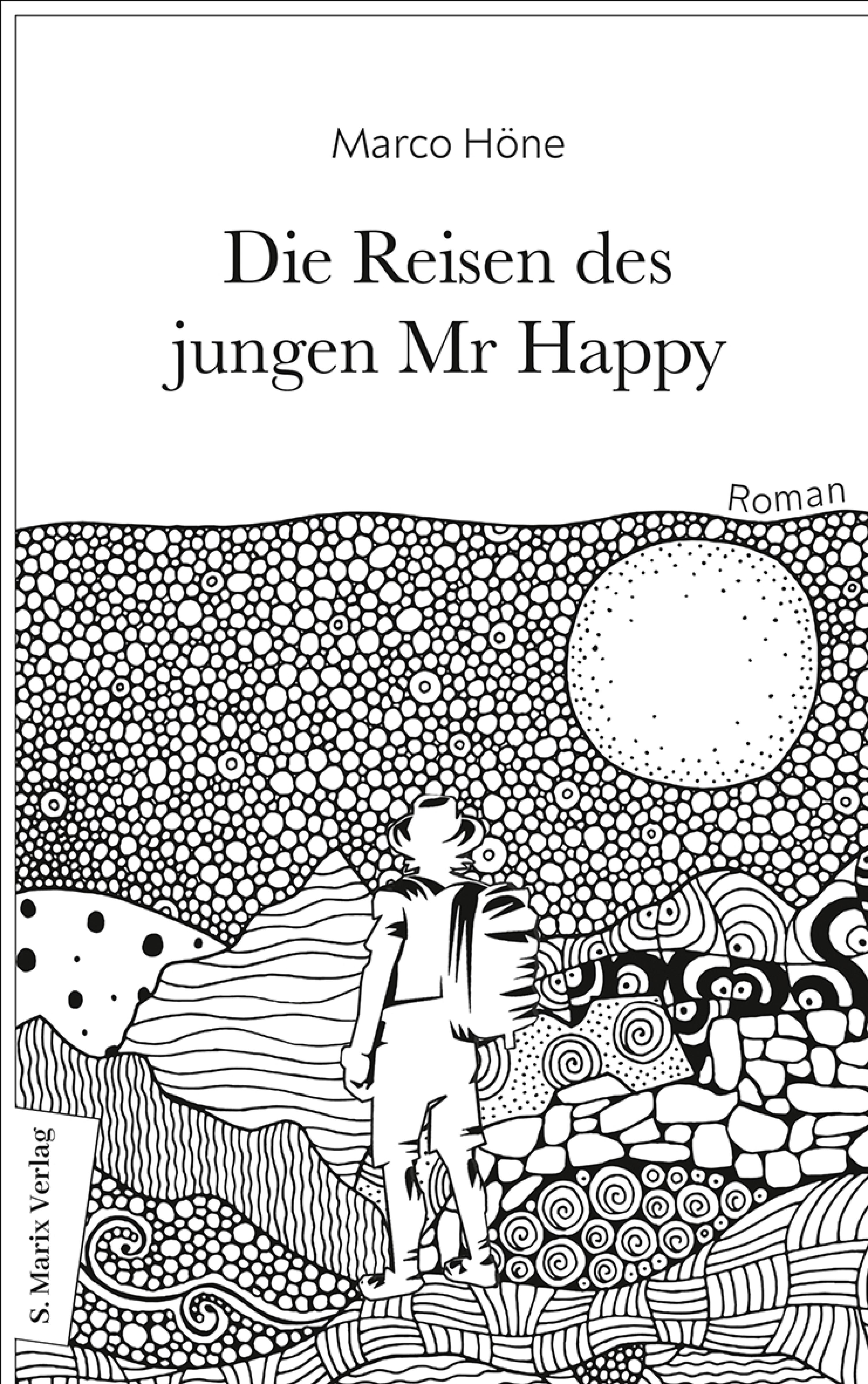 Обложка книги «Die Reisen des jungen Mr Happy»