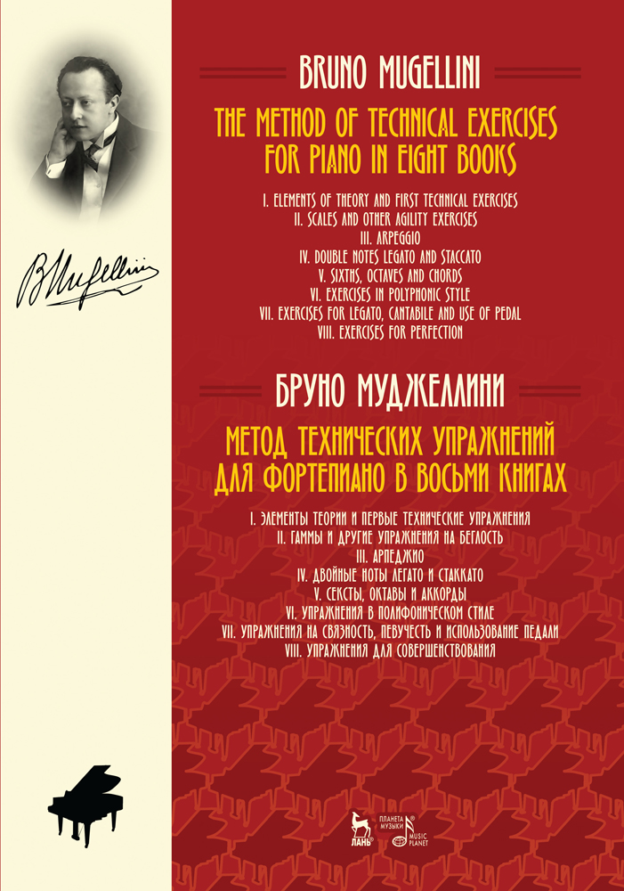 Обложка книги «Метод технических упражнений для фортепиано. В восьми книгах»