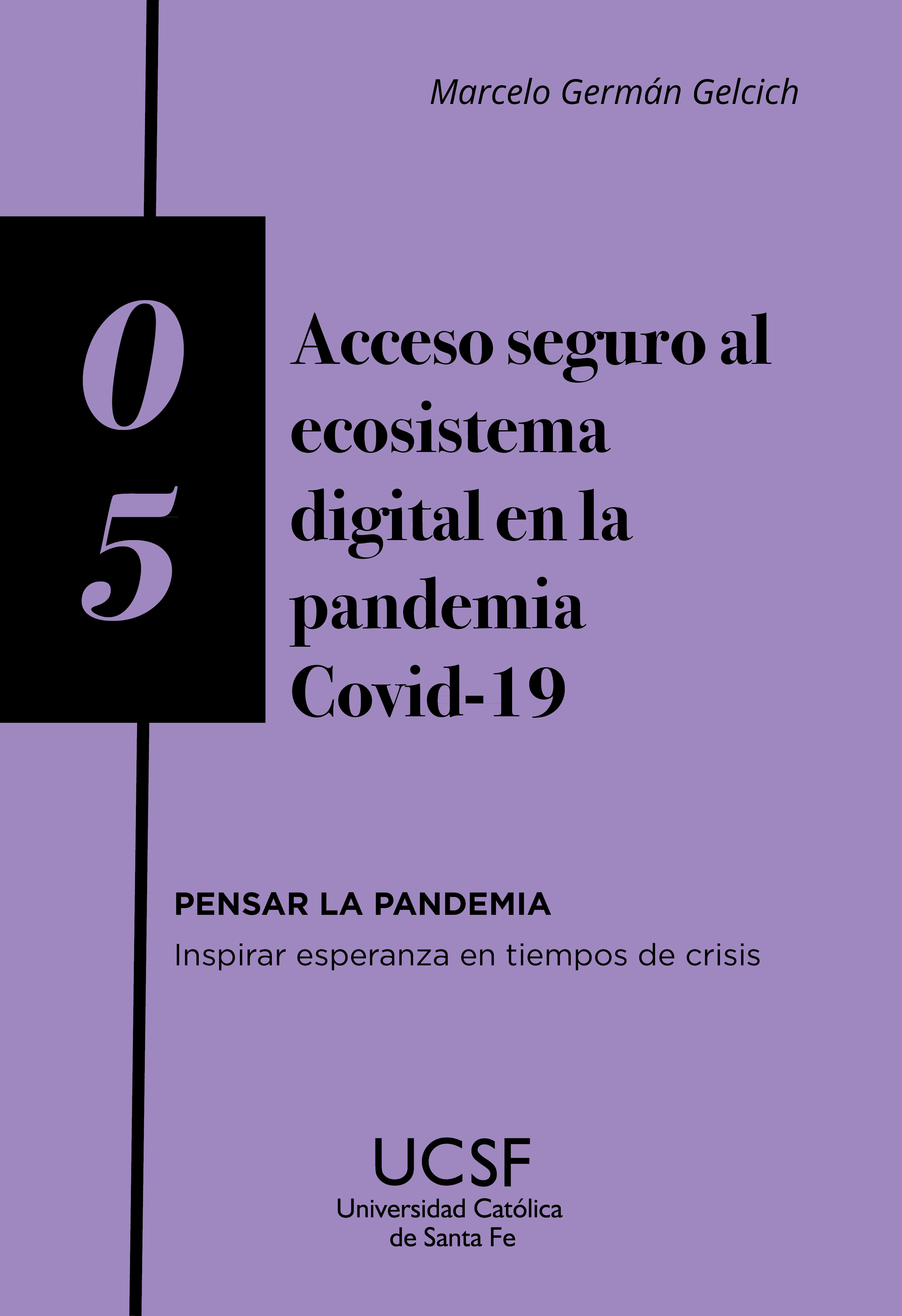 Обложка книги «Acceso seguro al ecosistema digital en la pandemia COVID-19»