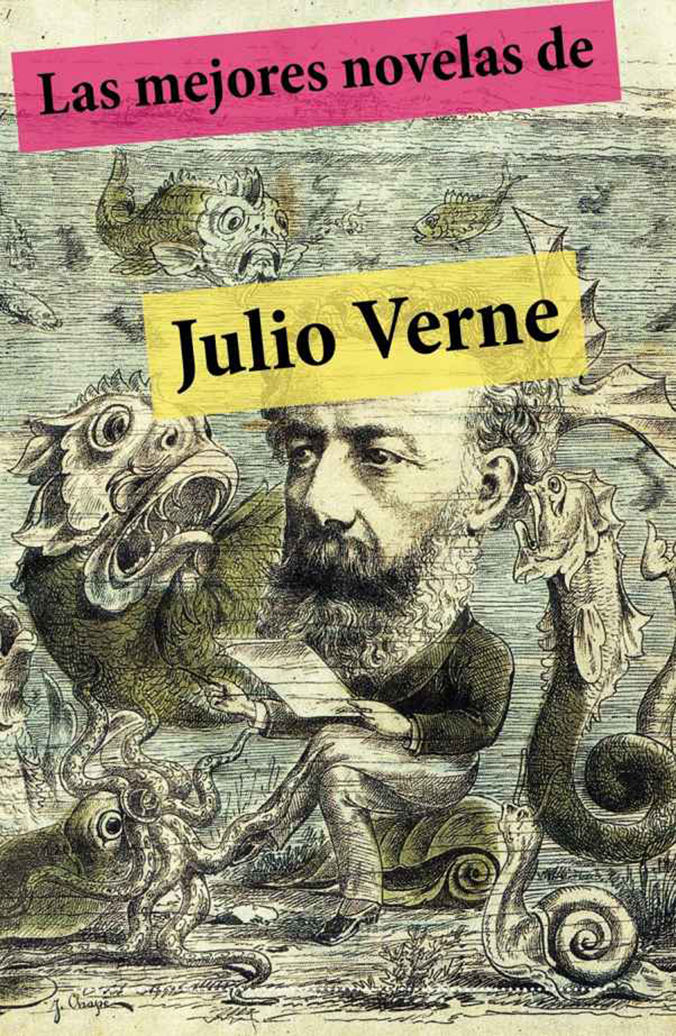 Обложка книги «Las mejores novelas de Julio Verne (con índice activo)»