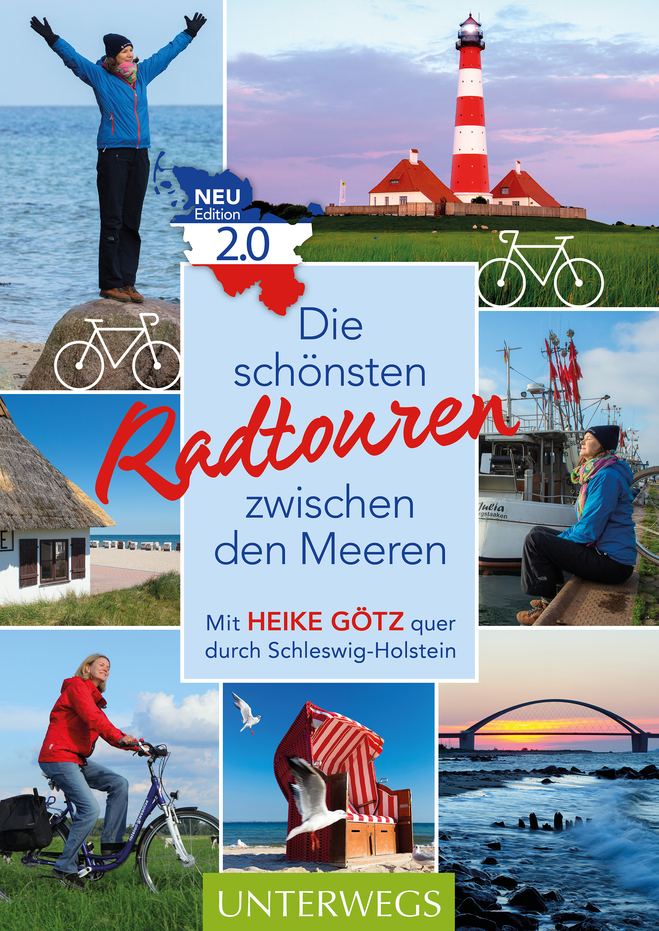 Обложка книги «Die schönsten Radtouren zwischen den Meeren»
