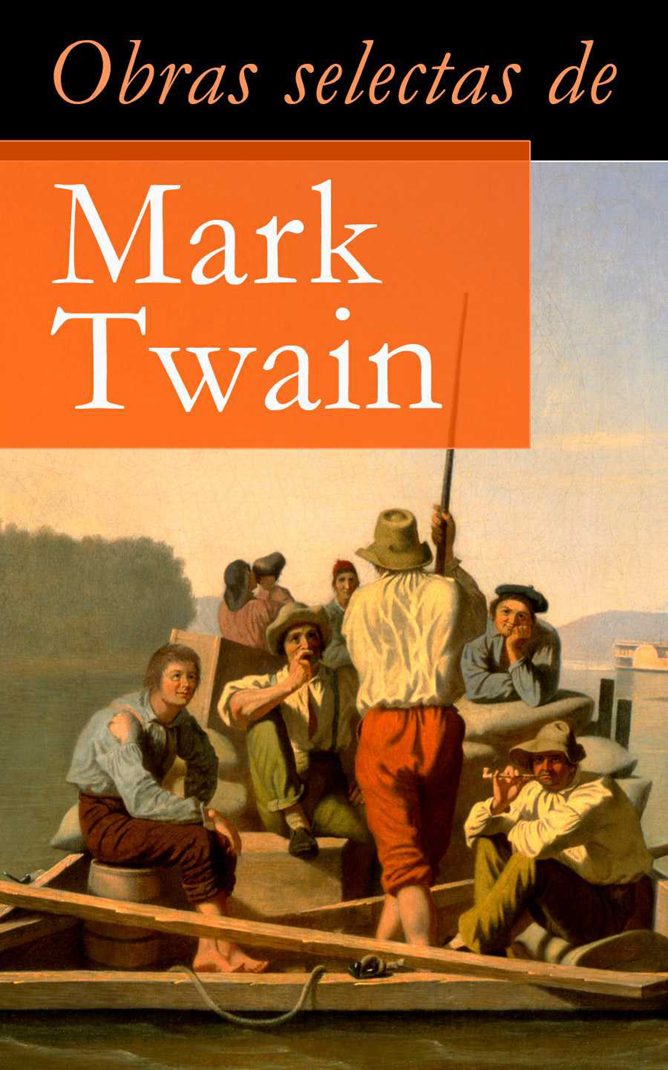 Обложка книги «Obras selectas de Mark Twain»