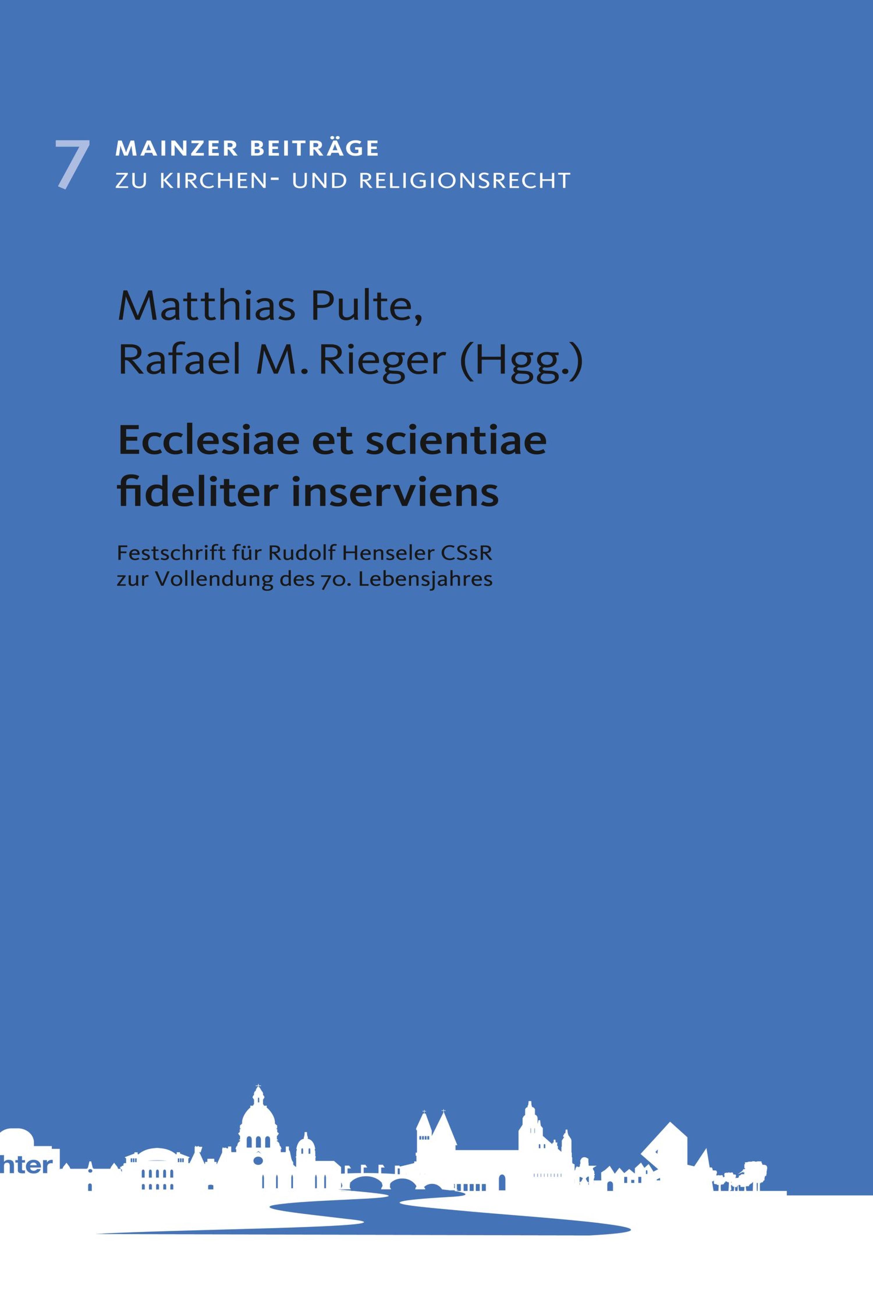 Обложка книги «Ecclesiae et scientiae fideliter inserviens»