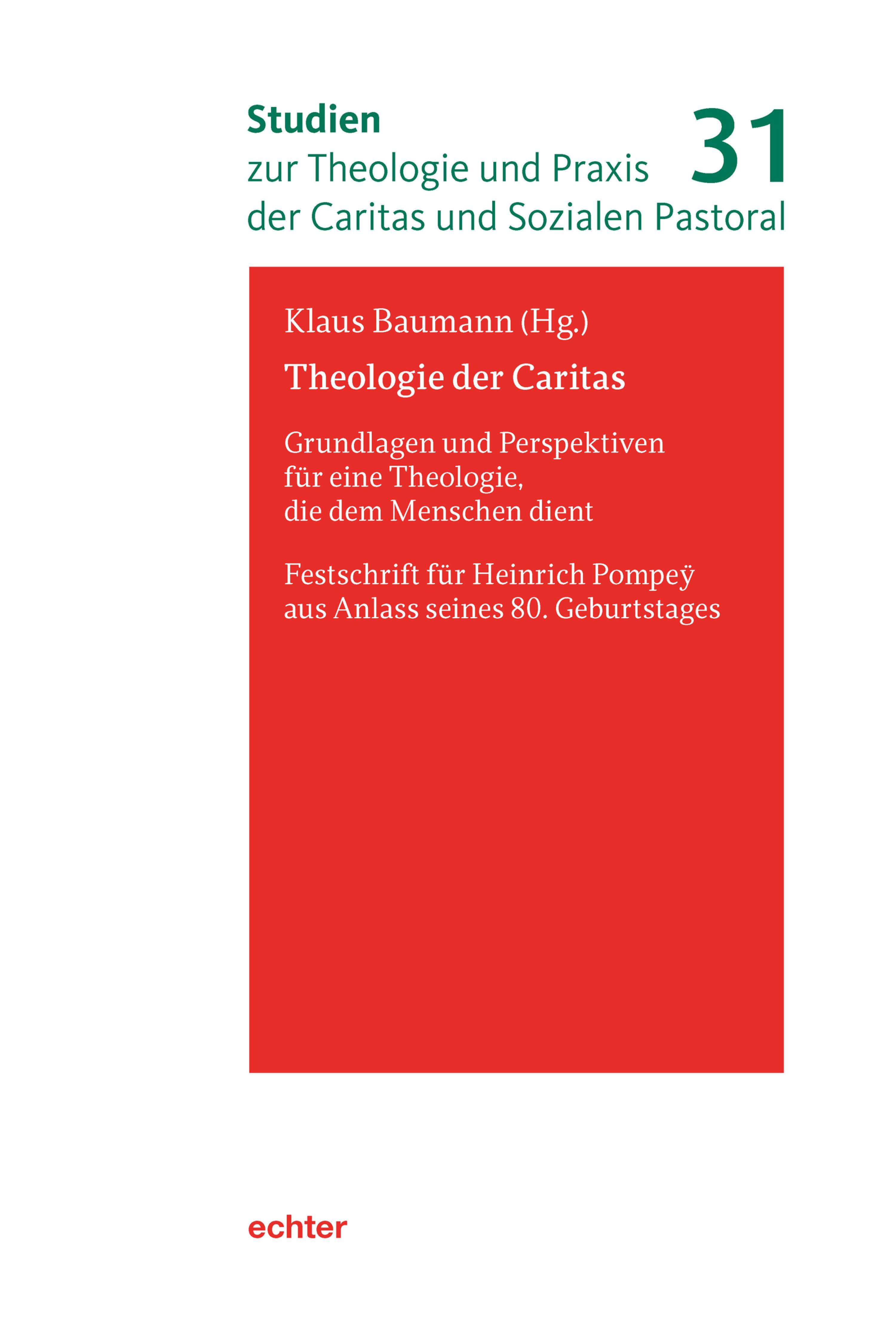 Обложка книги «Theologie der Caritas»