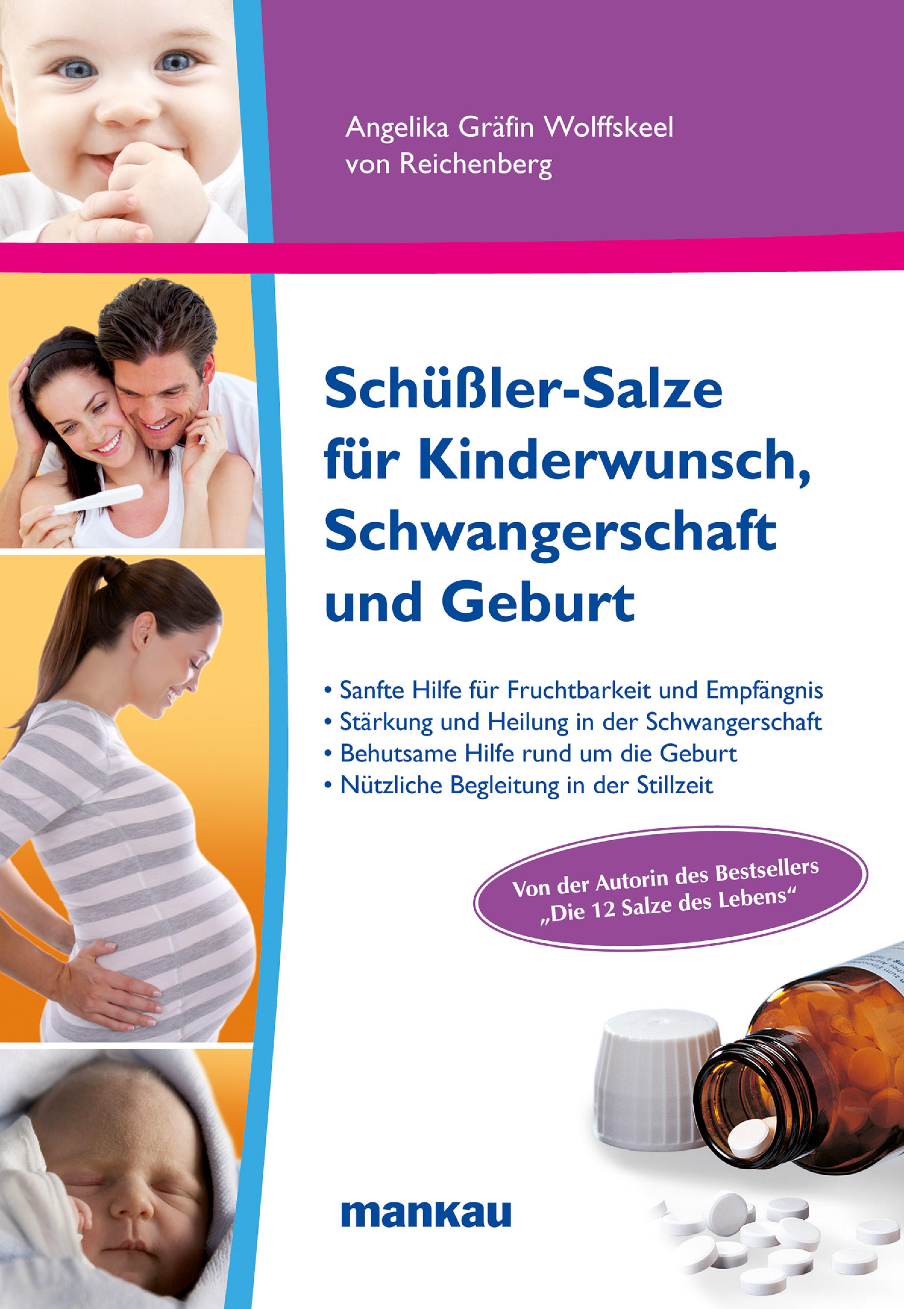 Обложка книги «Schüßler-Salze für Kinderwunsch, Schwangerschaft und Geburt»