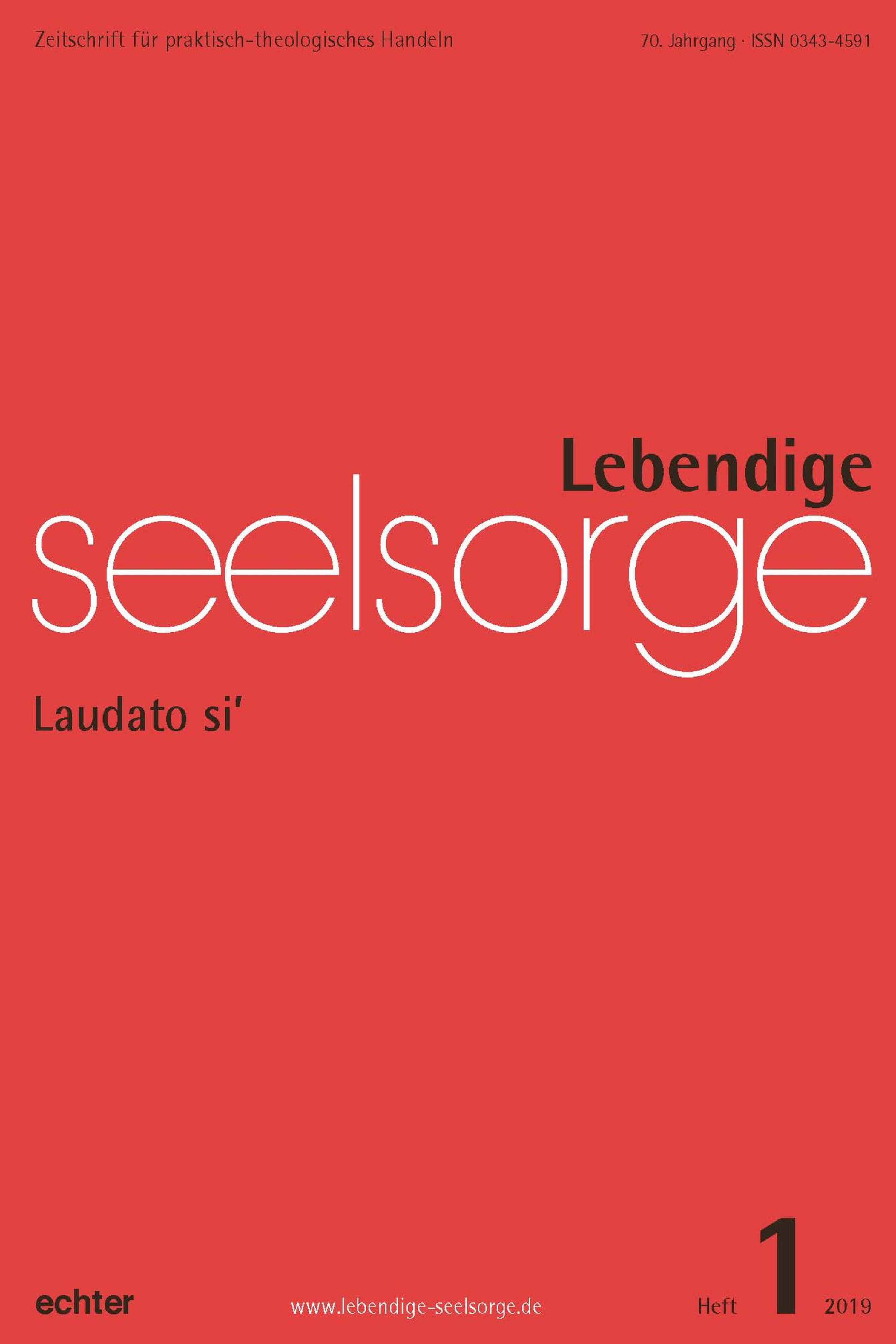 Обложка книги «Lebendige Seelsorge 1/2019»