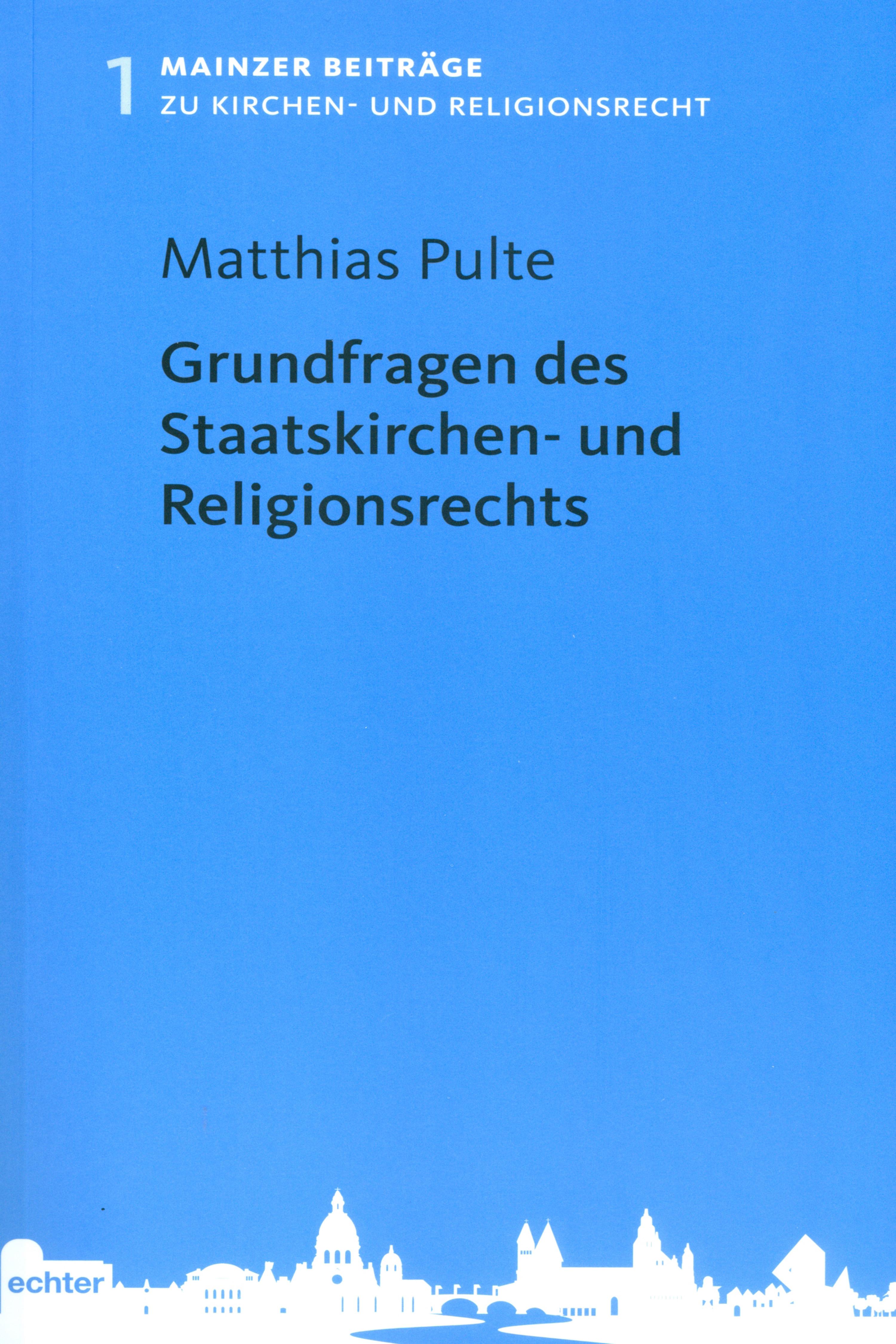 Обложка книги «Grundfragen des Staatskirchen- und Religionsrechts»