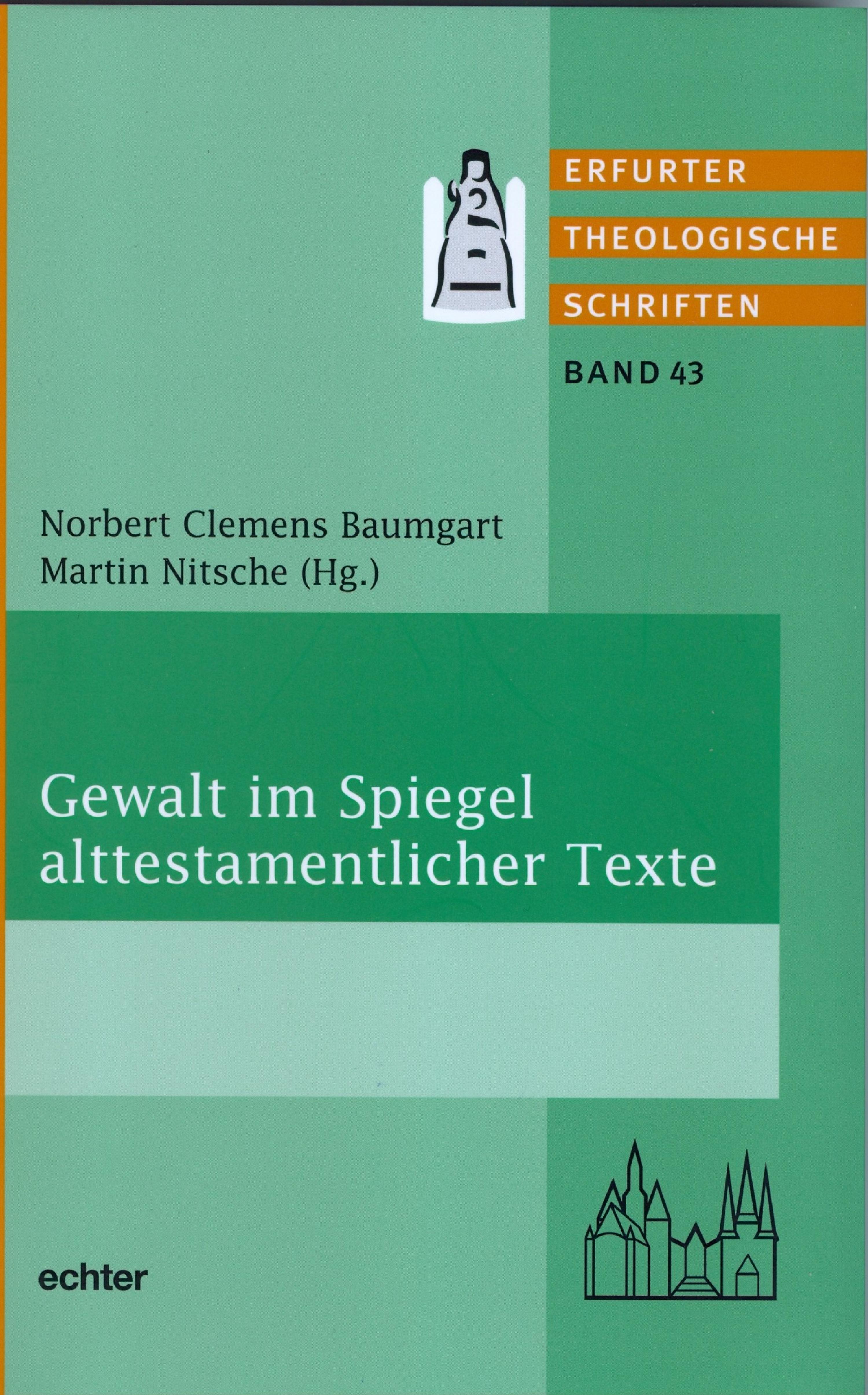 Обложка книги «Gewalt im Spiegel alttestamentlicher Texte»