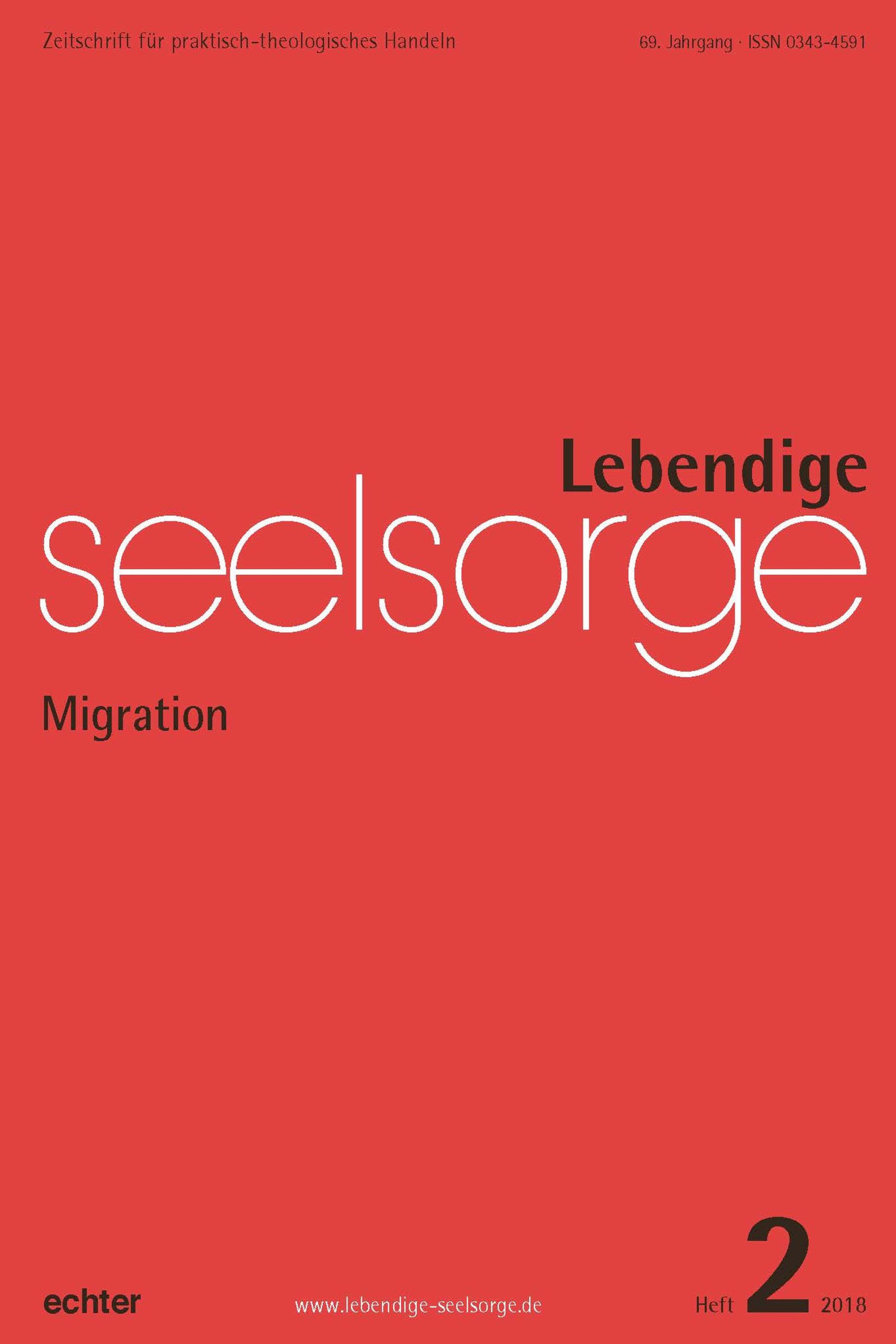 Обложка книги «Lebendige Seelsorge 2/2018»