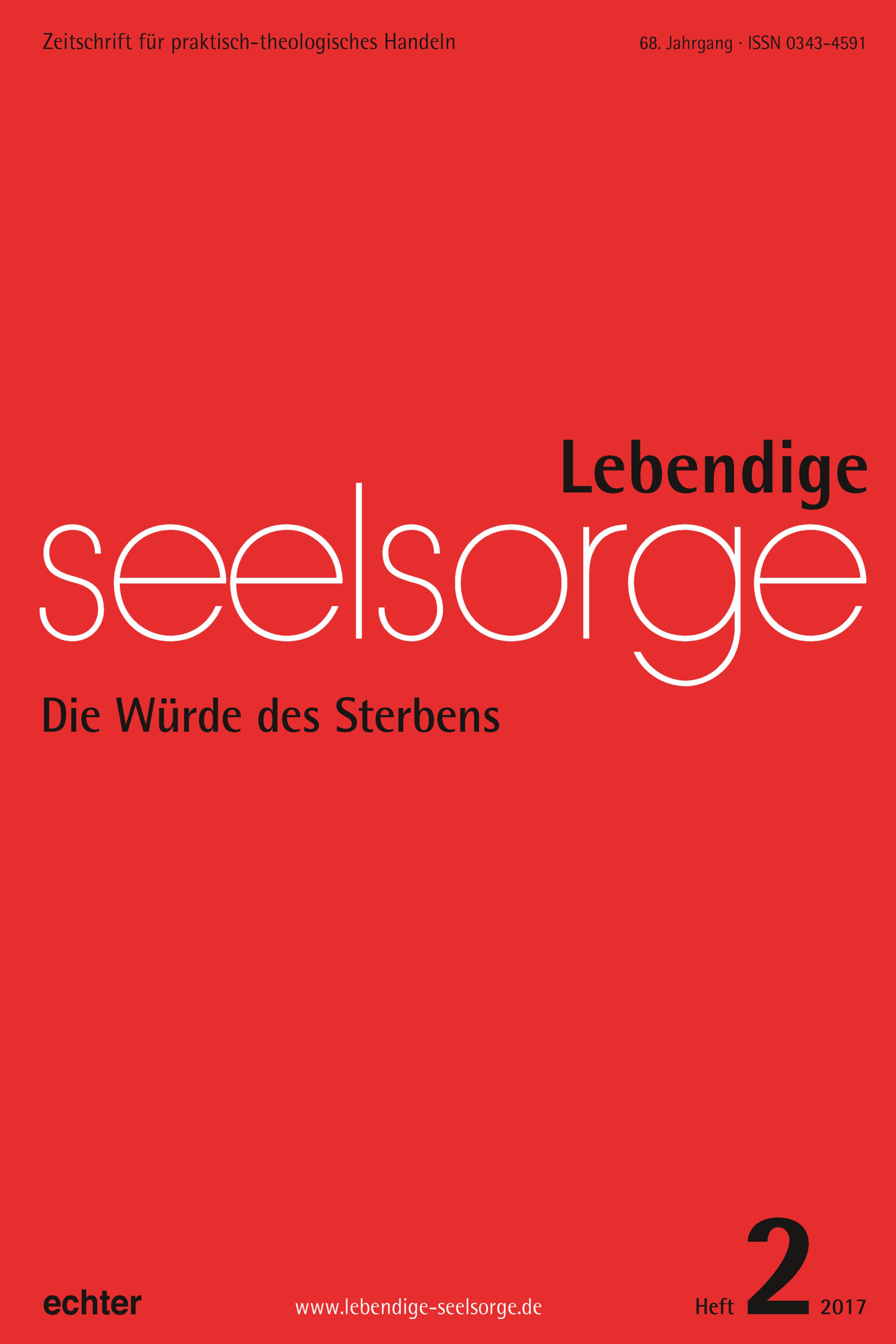 Обложка книги «Lebendige Seelsorge 2/2017»