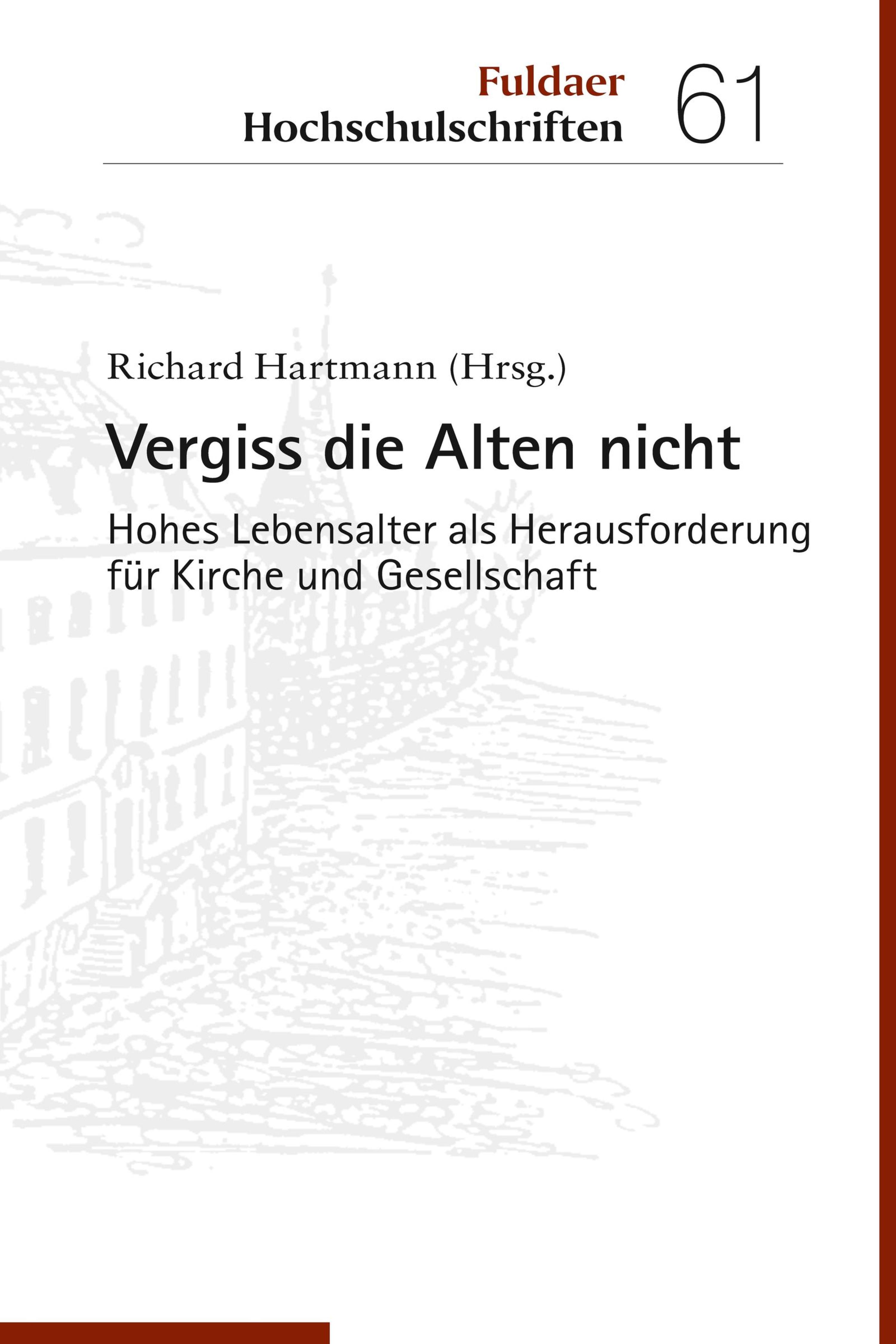 Обложка книги «Vergiss die Alten nicht»