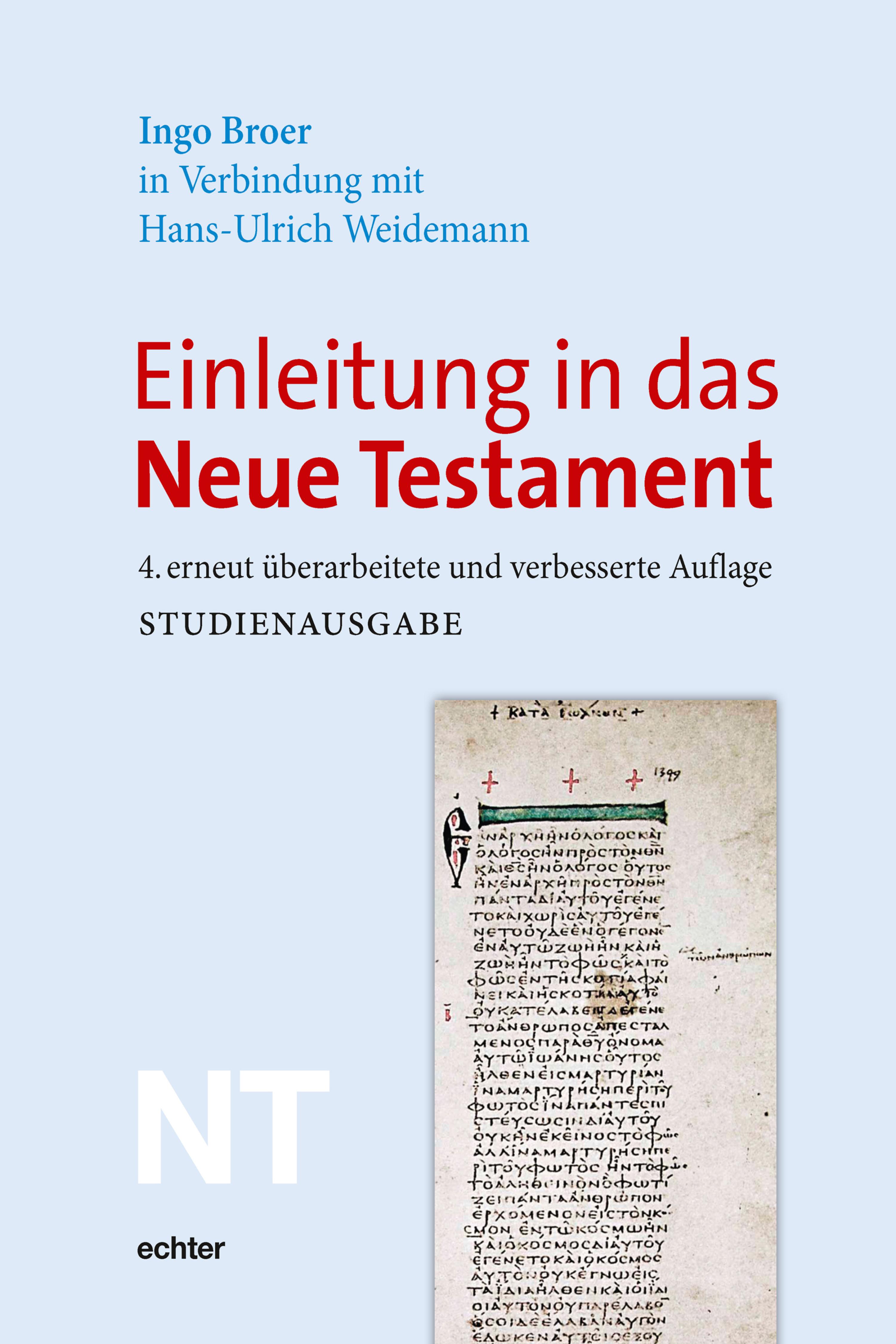 Обложка книги «Einleitung in das Neue Testament»