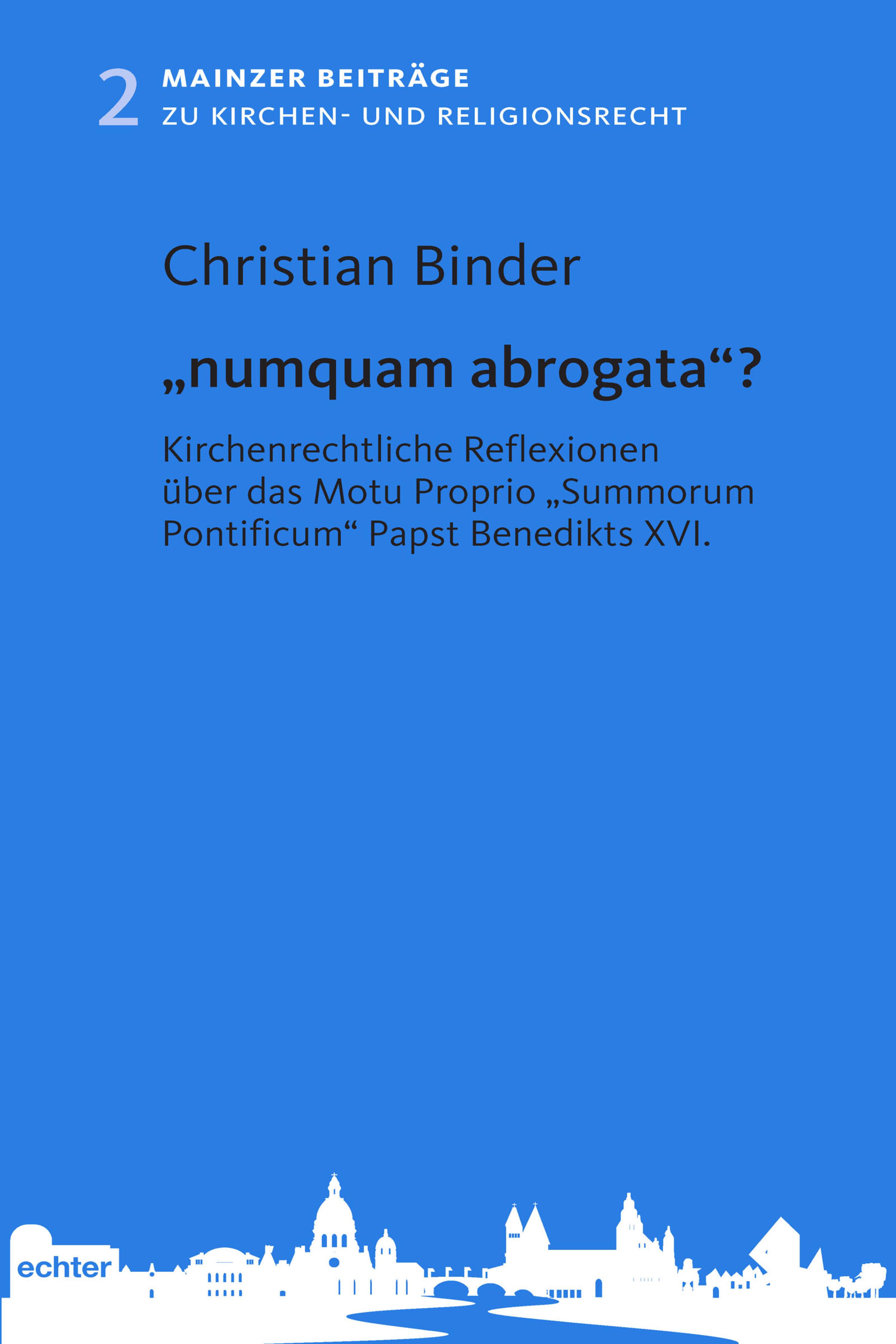 Обложка книги «"numquam abrogata"?»
