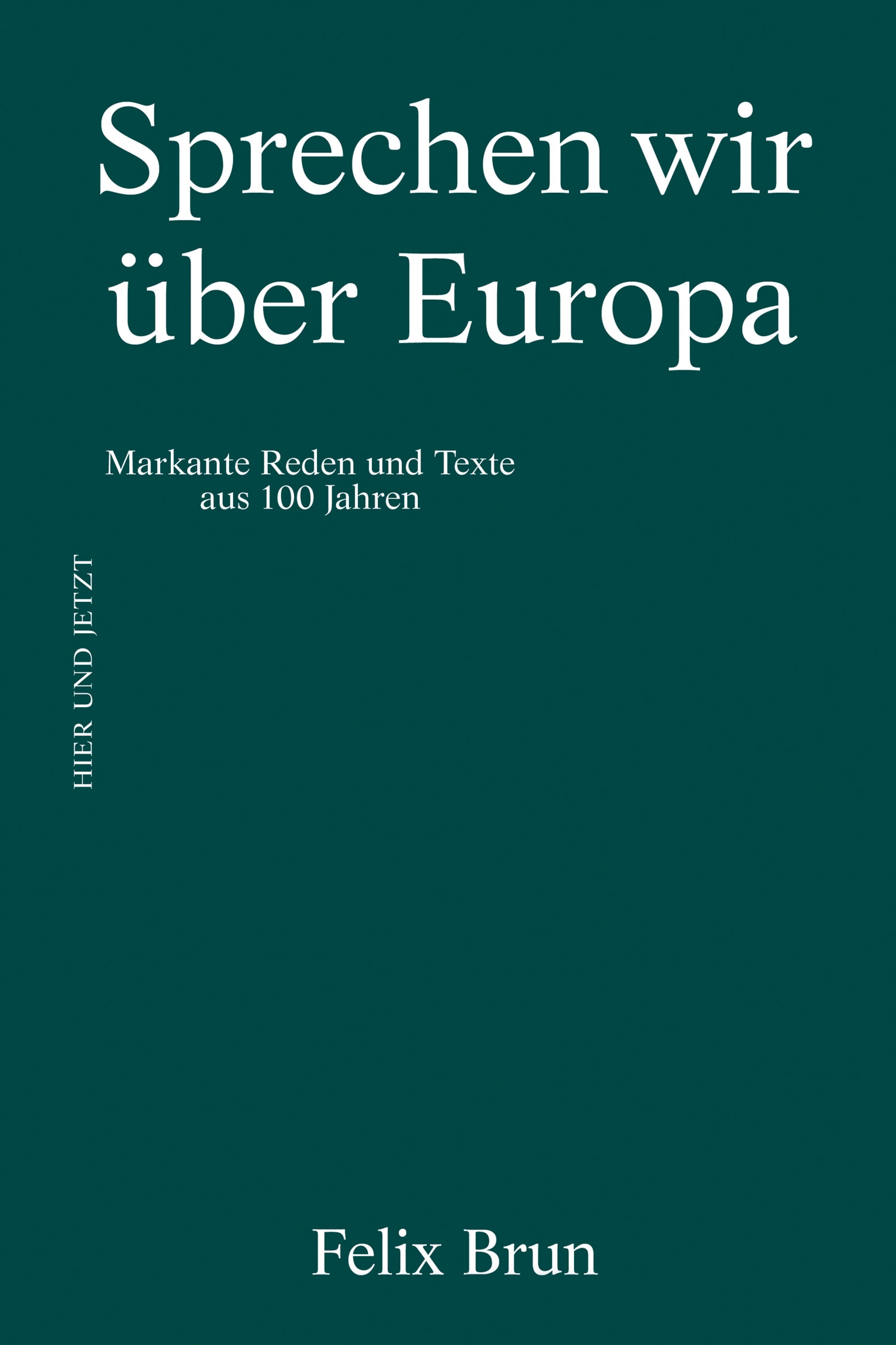 Обложка книги «Sprechen wir über Europa»