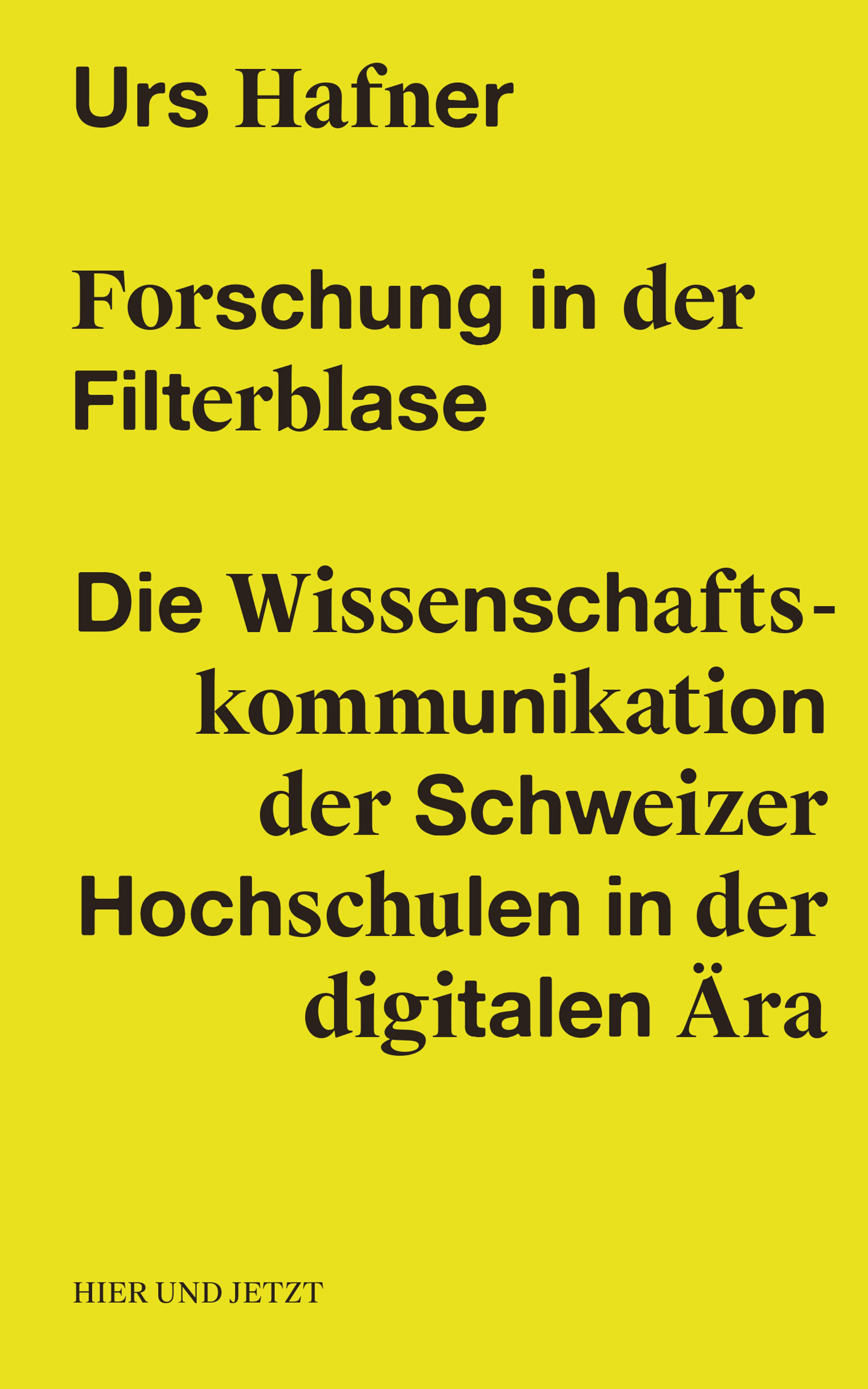 Обложка книги «Forschung in der Filterblase»
