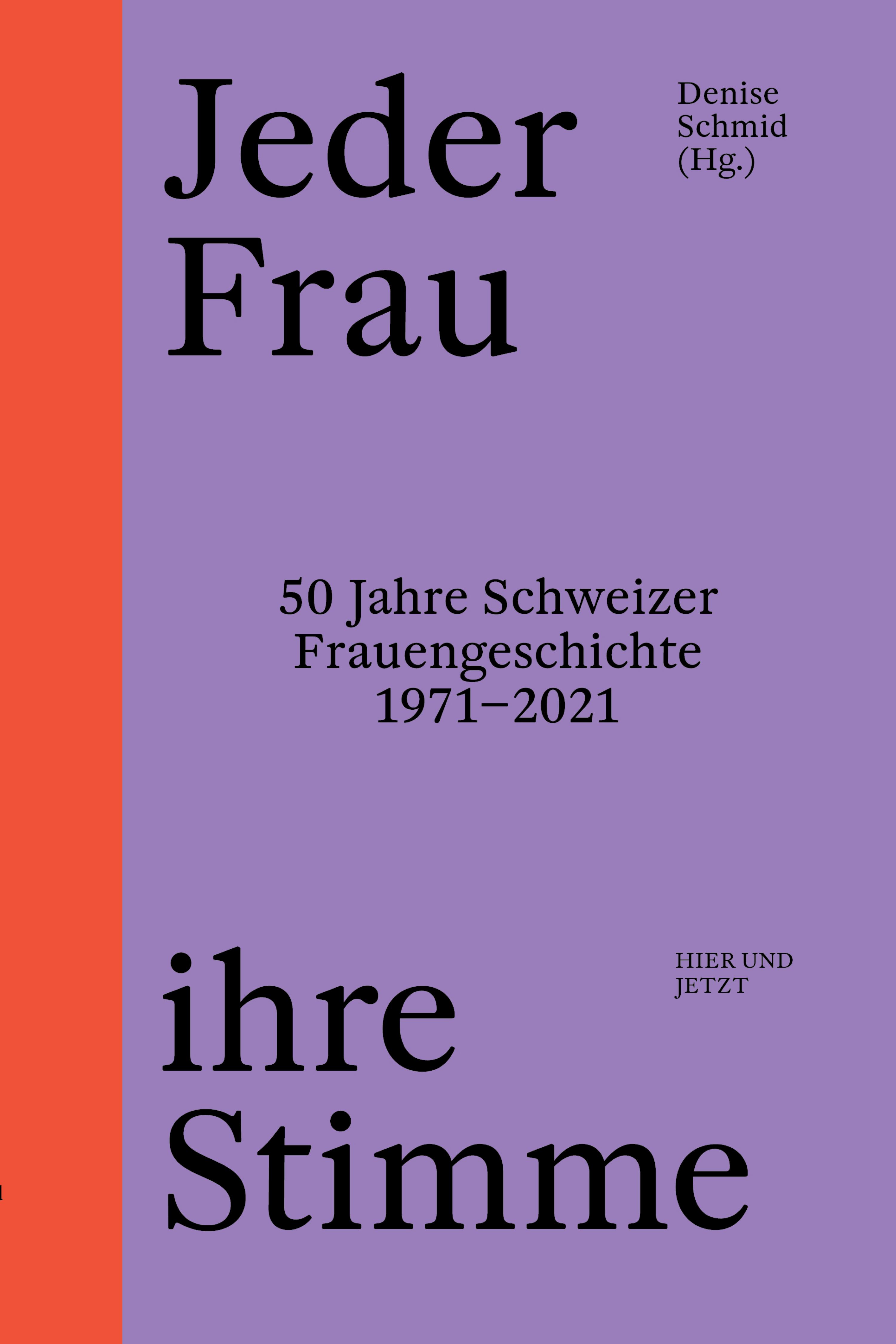 Обложка книги «Jeder Frau ihre Stimme»