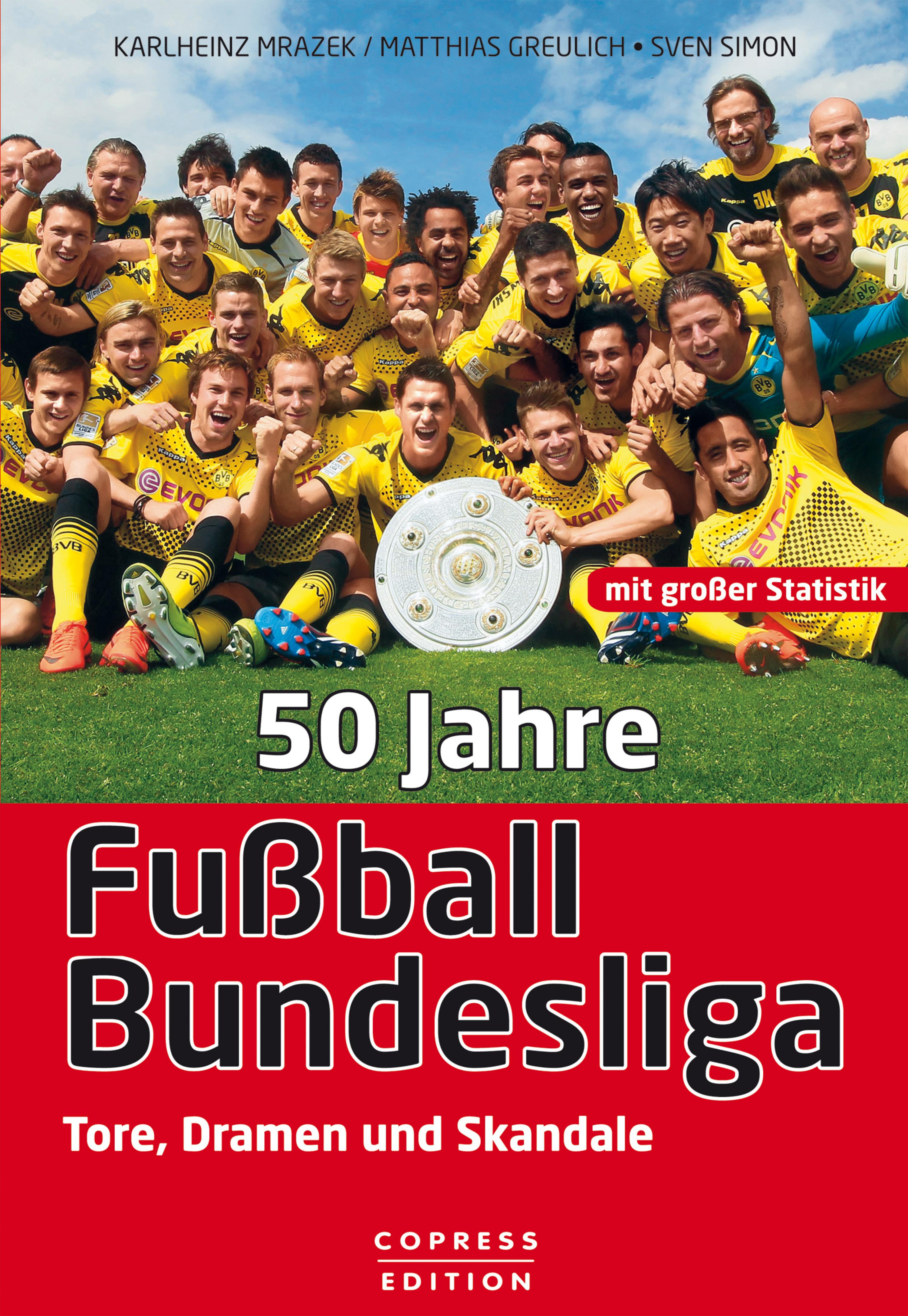Обложка книги «50 Jahre Fußball-Bundesliga»