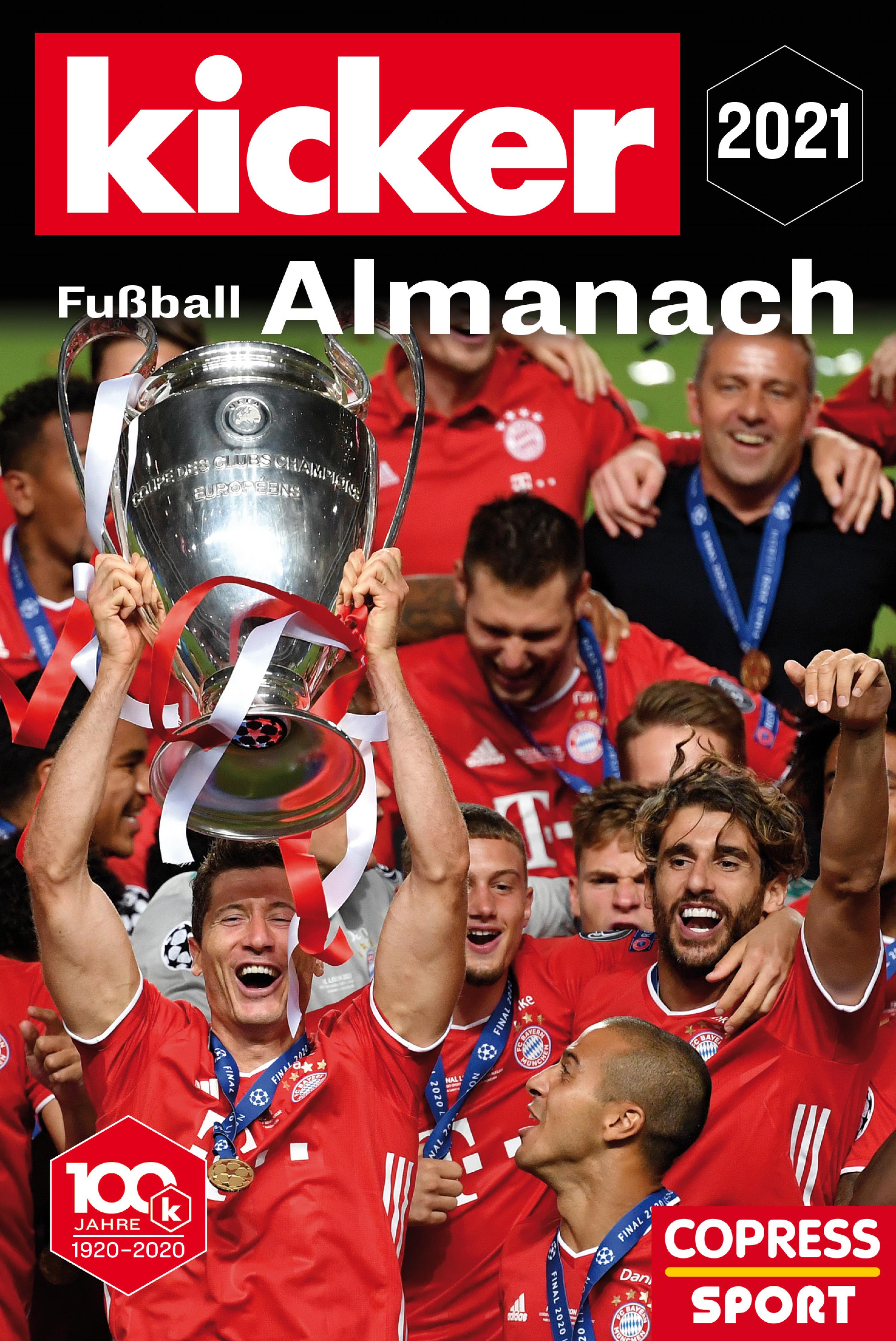 Обложка книги «Kicker Fußball-Almanach 2021»