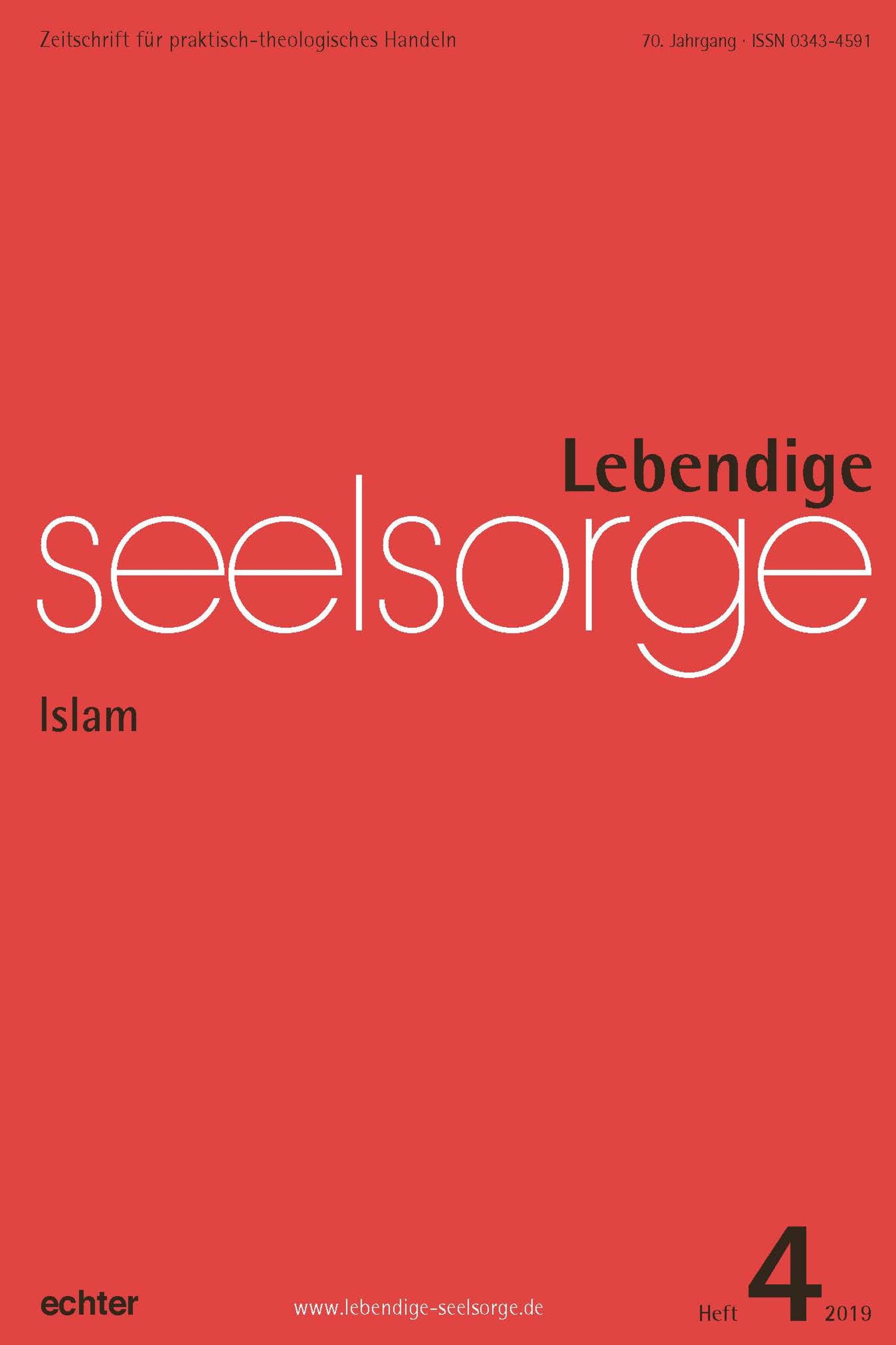 Обложка книги «Lebendige Seelsorge 4/2019»