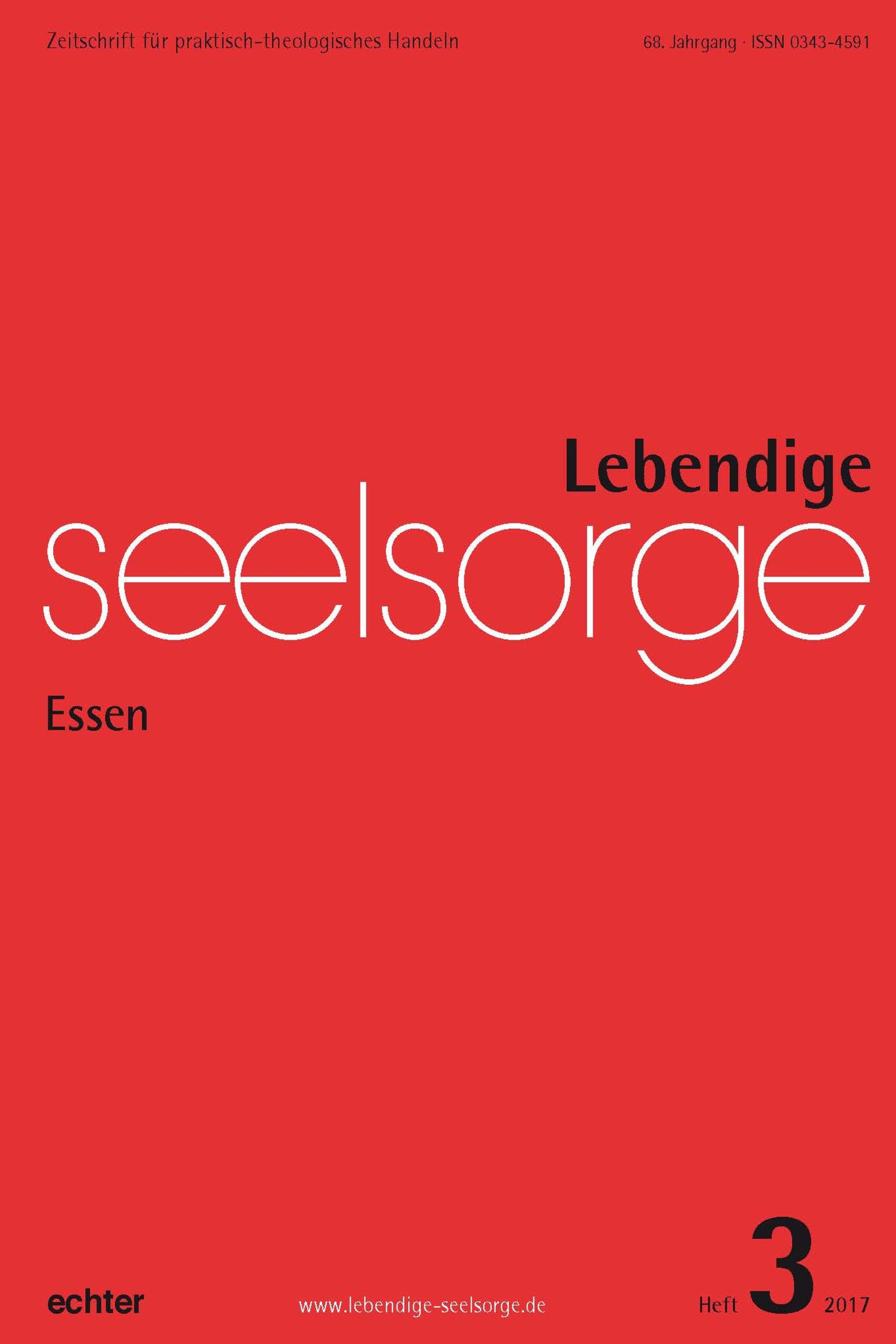 Обложка книги «Lebendige Seelsorge 3/2017»