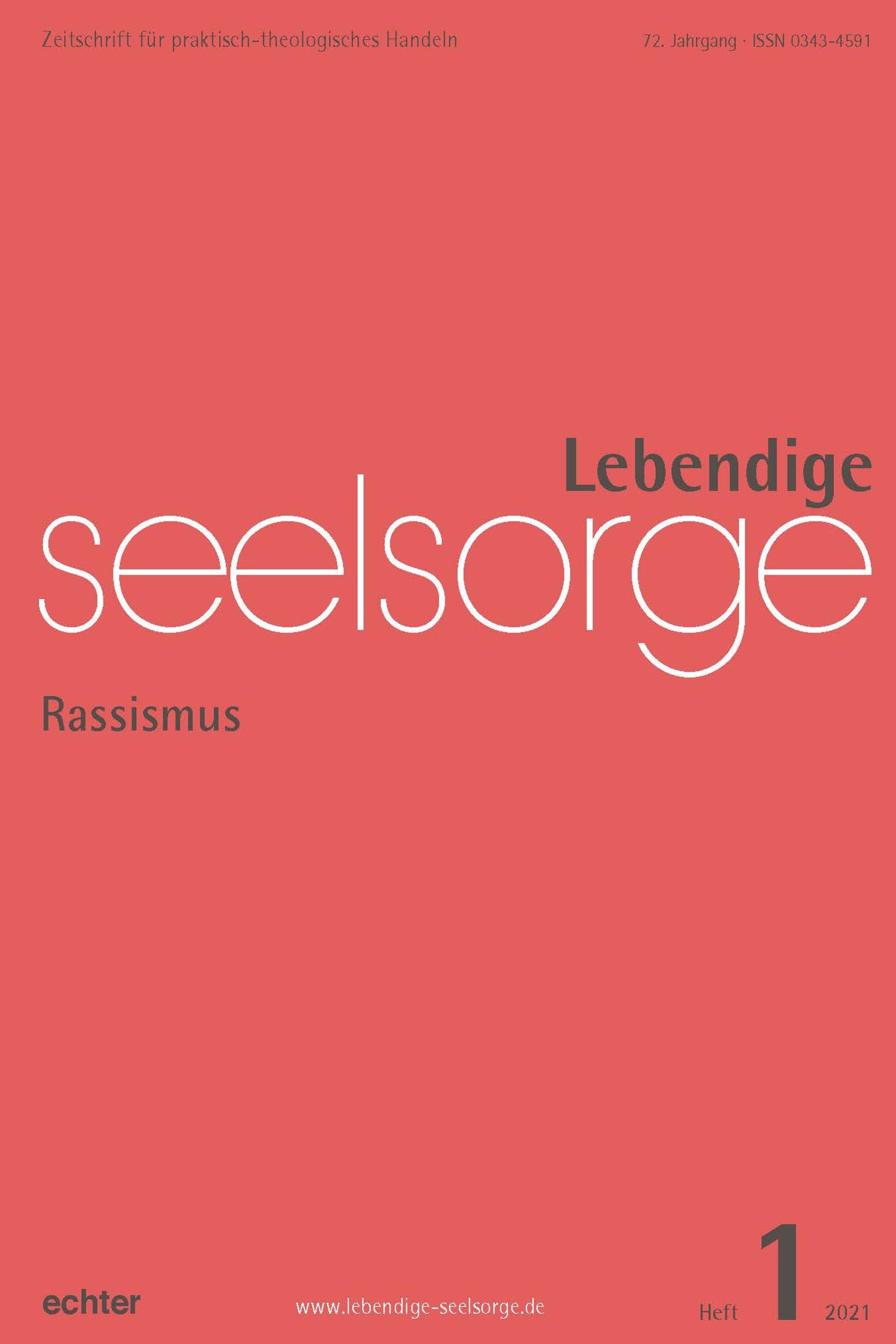 Обложка книги «Lebendige Seelsorge 1/2021»