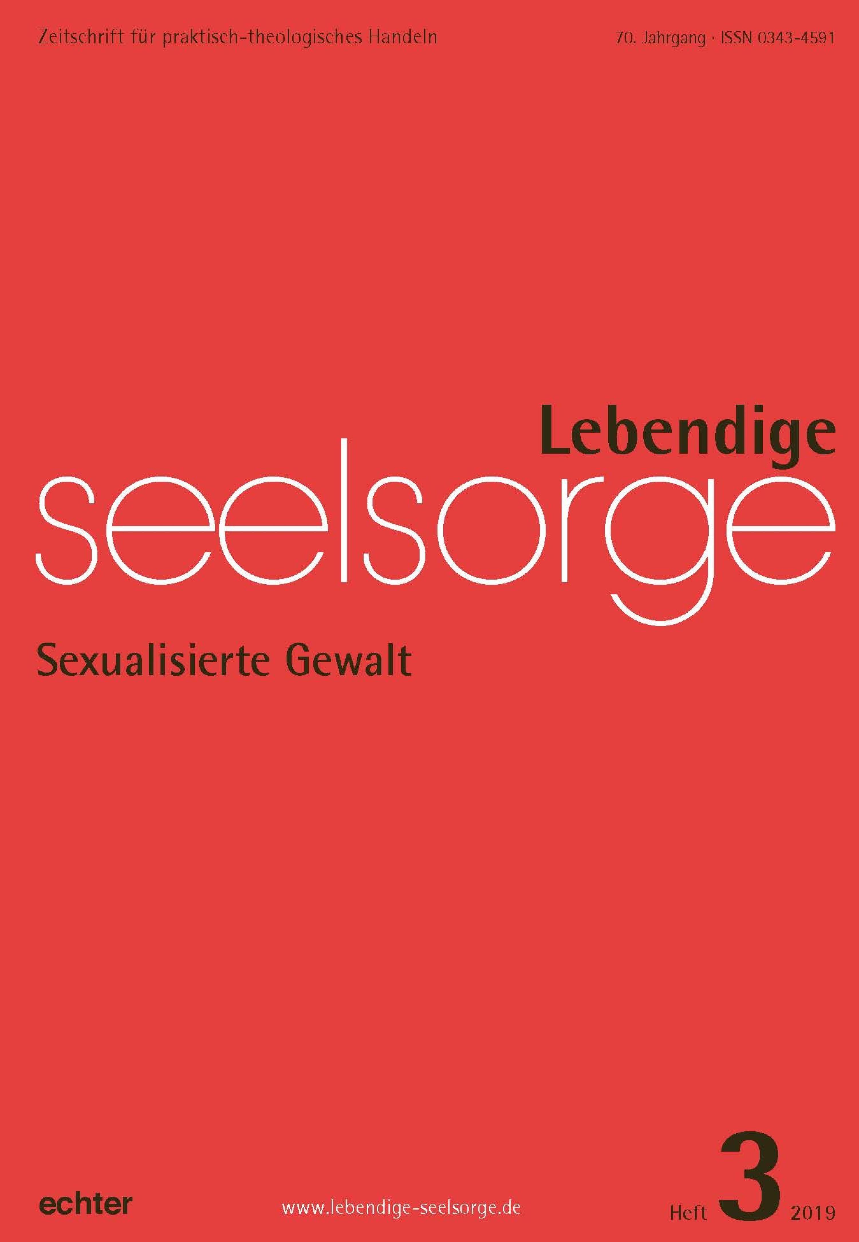 Обложка книги «Lebendige Seelsorge 3/2019»