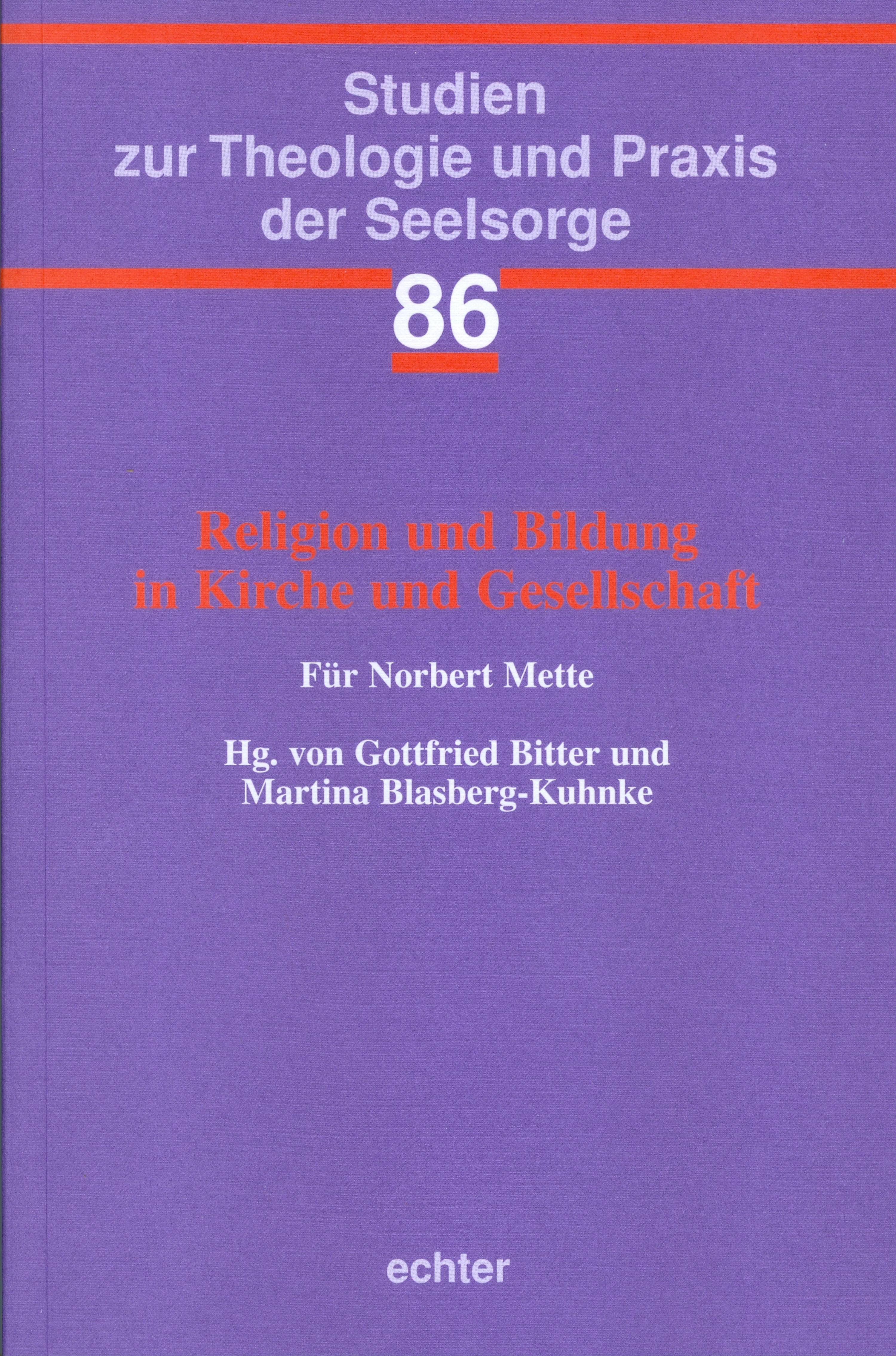 Обложка книги «Religion und Bildung in Kirche und Gesellschaft»