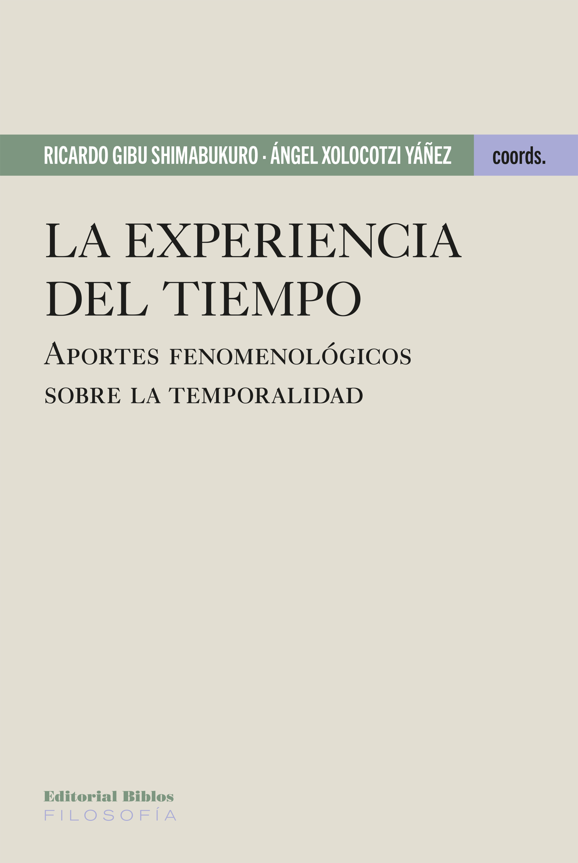 Обложка книги «La experiencia del tiempo»