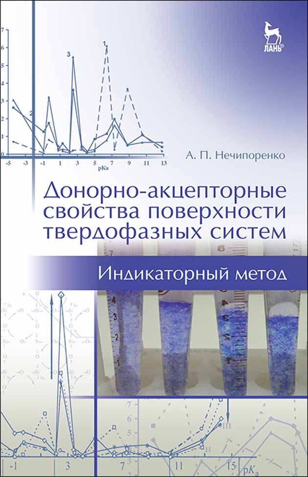 Обложка книги «Донорно-акцепторные свойства поверхности твердофазных систем. Индикаторный метод»