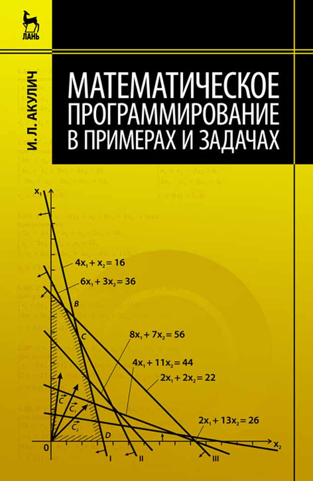 Обложка книги «Математическое программирование в примерах и задачах»