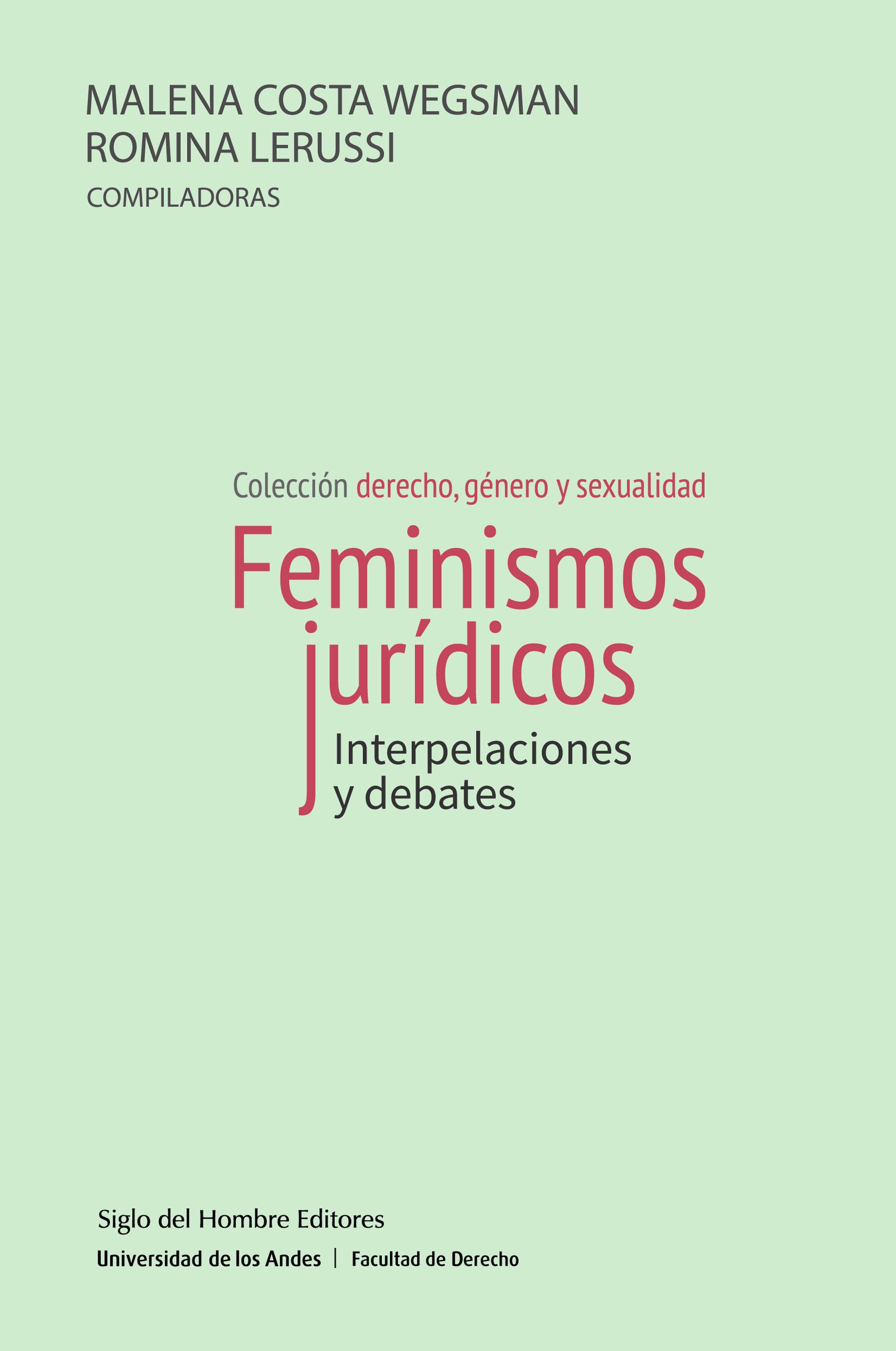 Обложка книги «Feminismos jurídicos»