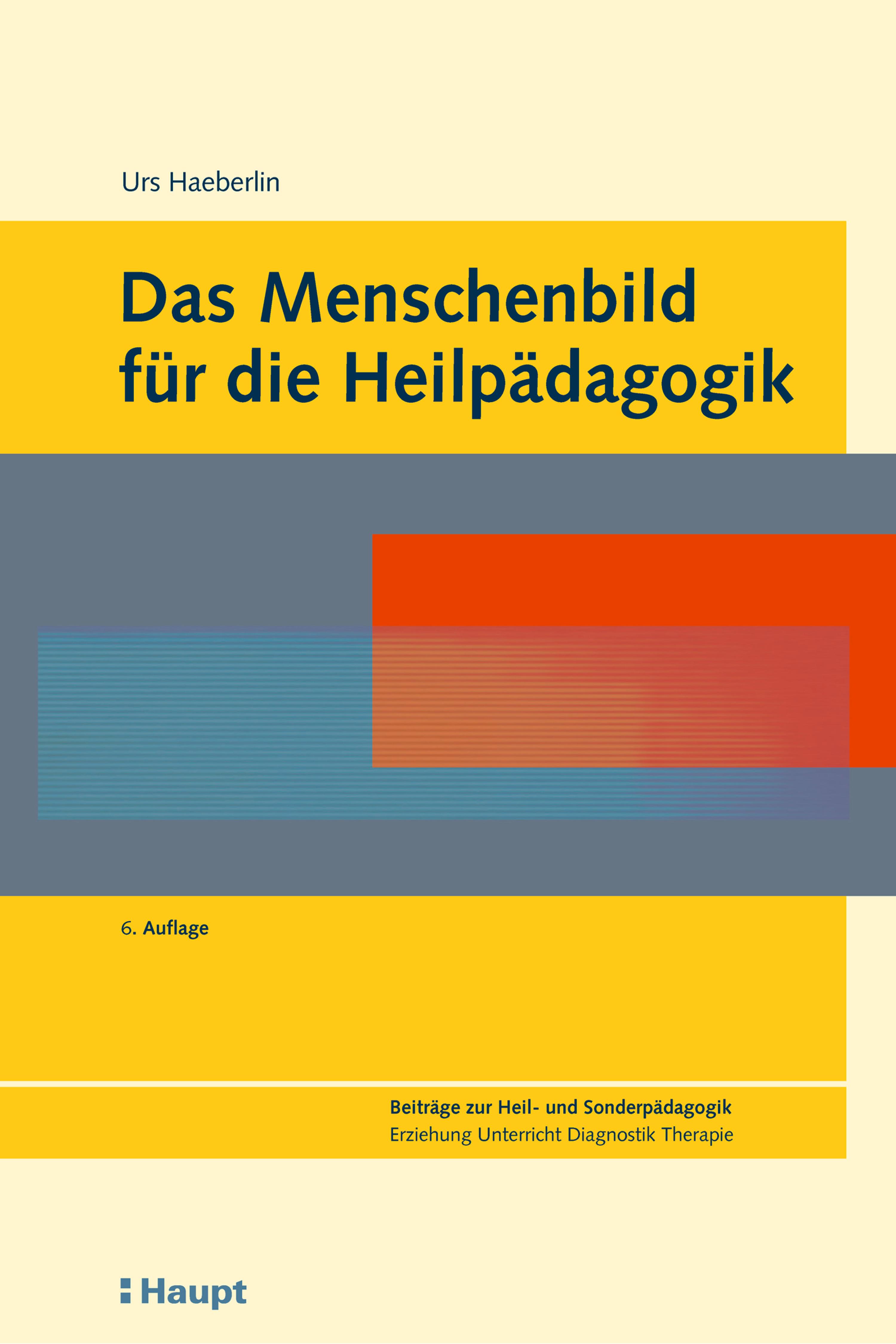 Обложка книги «Das Menschenbild für die Heilpädagogik»