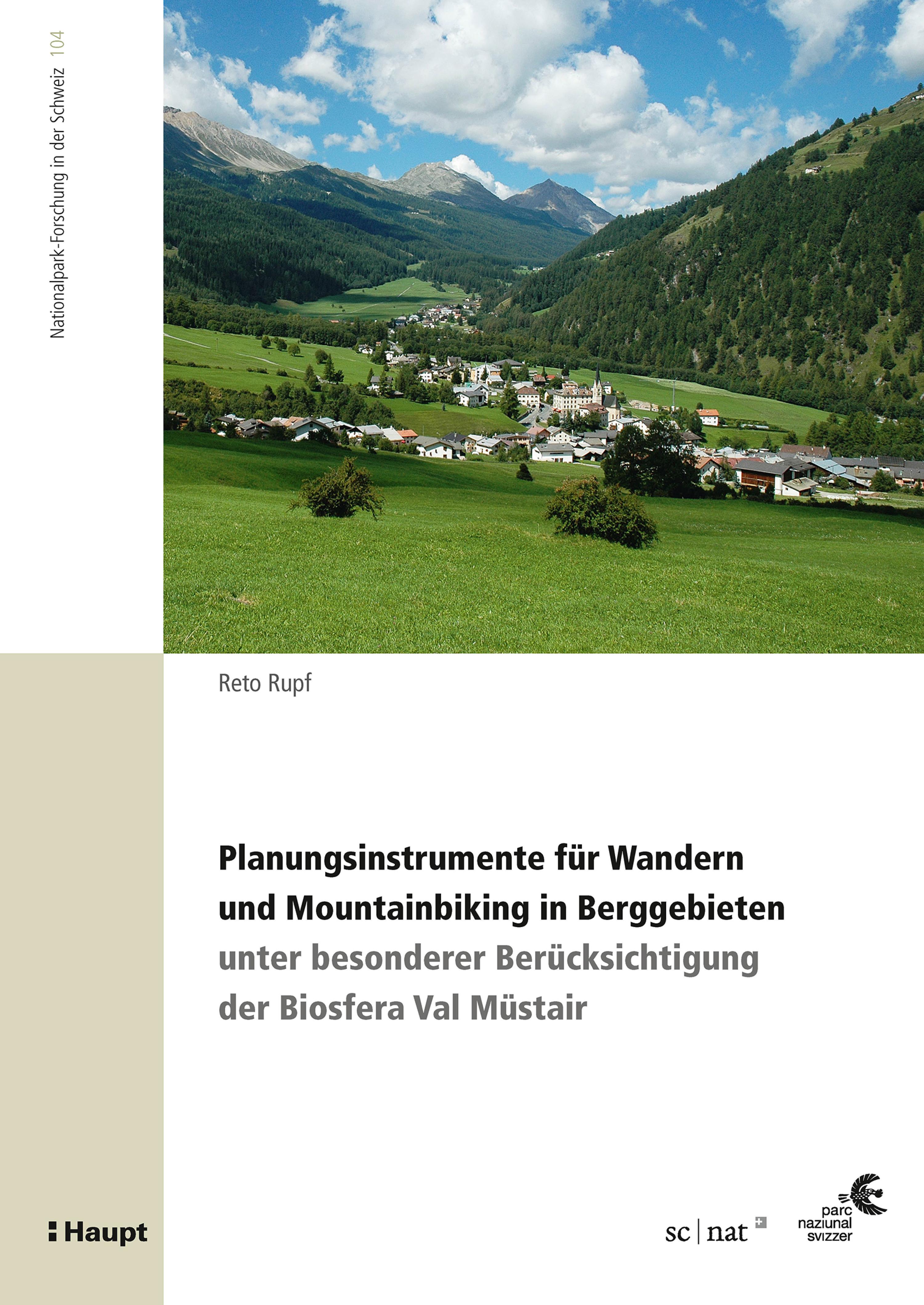 Обложка книги «Planungsinstrumente für Wandern und Mountainbiking in Berggebieten»