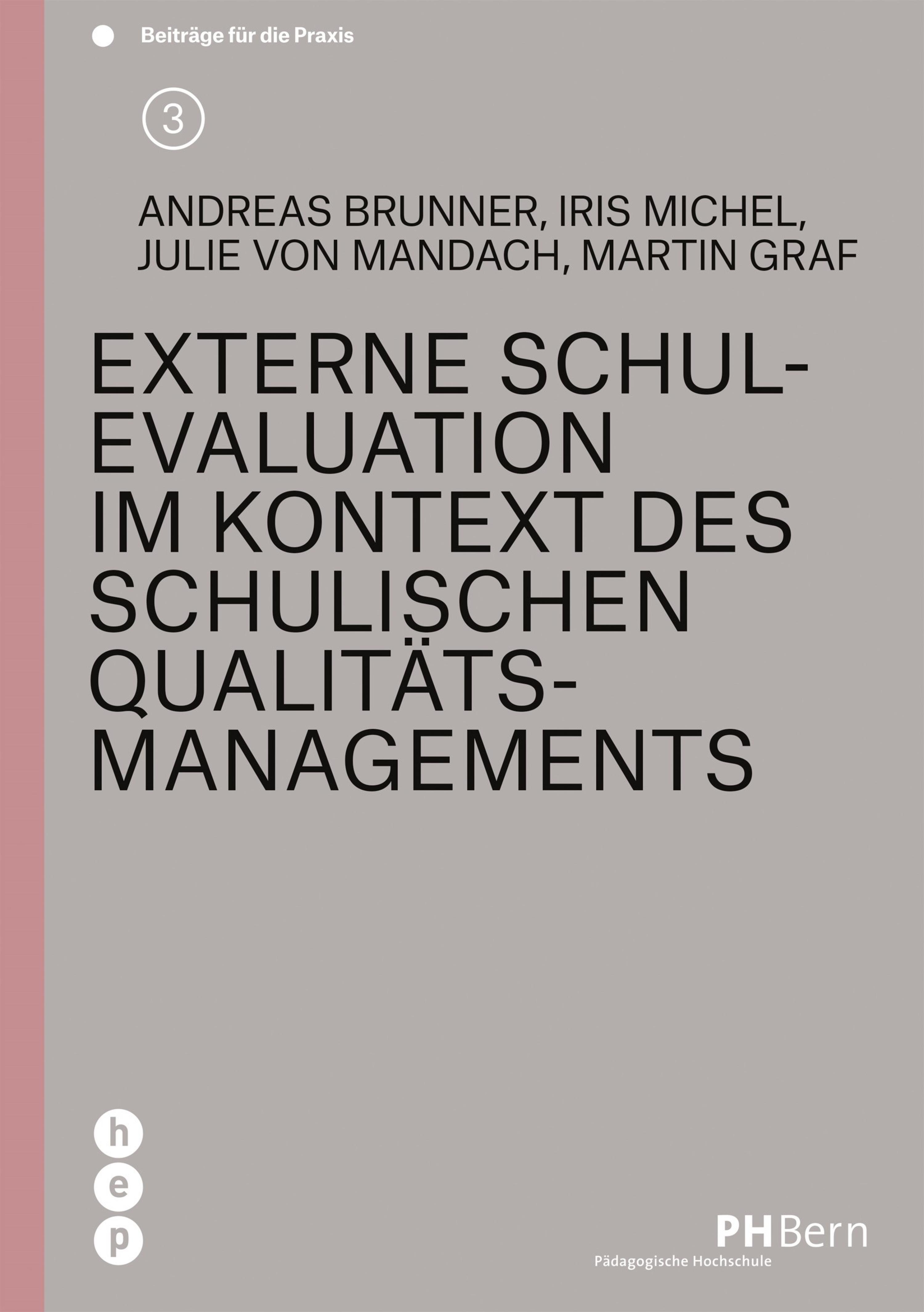 Обложка книги «Externe Schulevaluation im Kontext des schulischen Qualitätsmanagements»