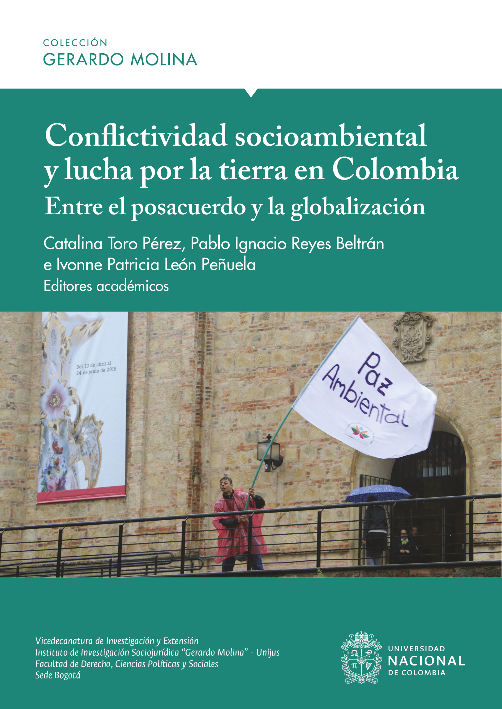 Обложка книги «Conflictividad socioambiental y lucha por la tierra en Colombia: entre el posacuerdo y la globalización»