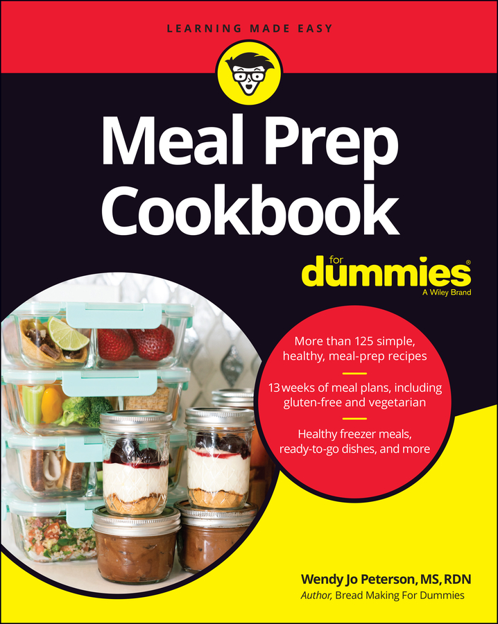 Обложка книги «Meal Prep Cookbook For Dummies»