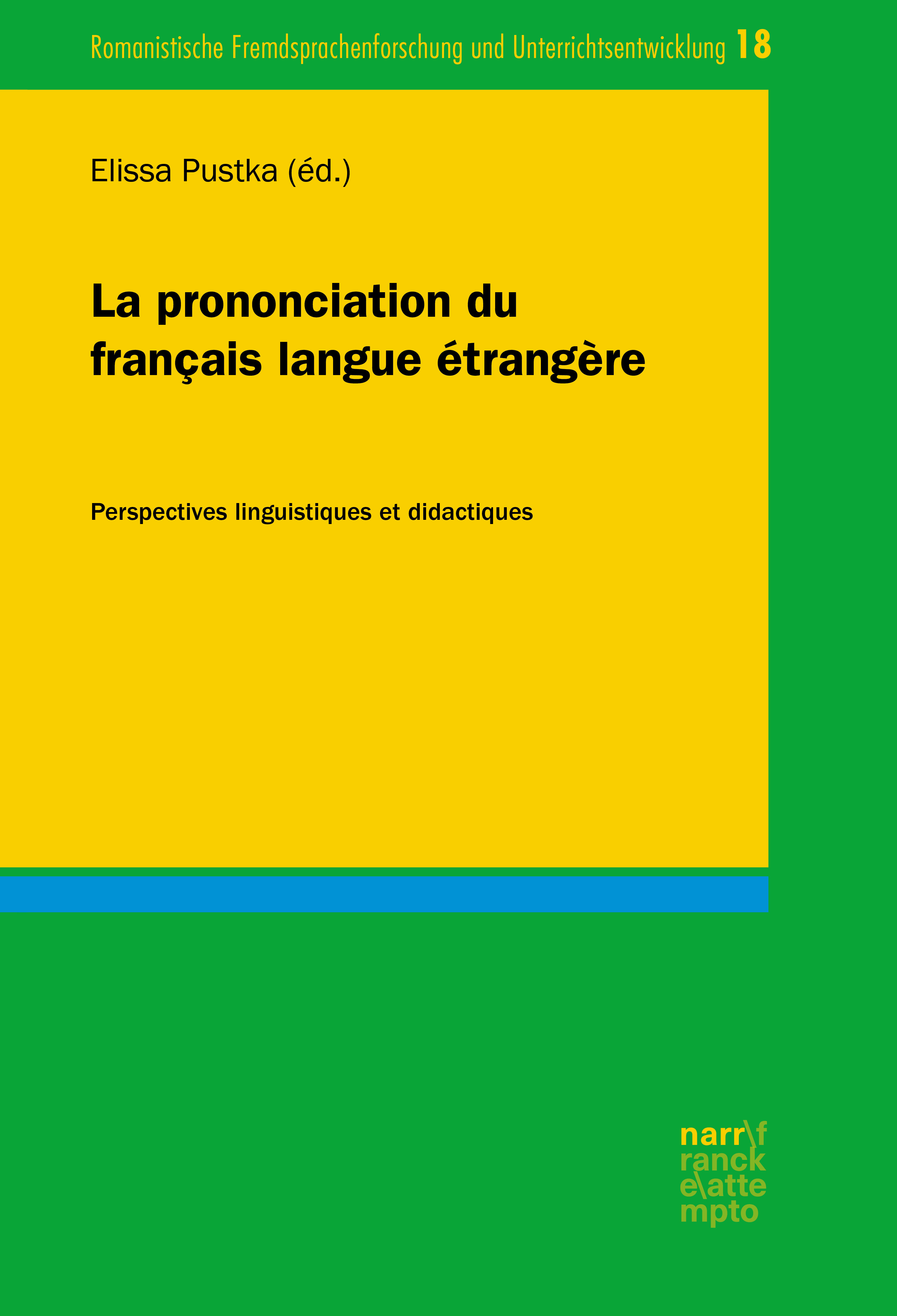 Обложка книги «La prononciation du français langue étrangère»
