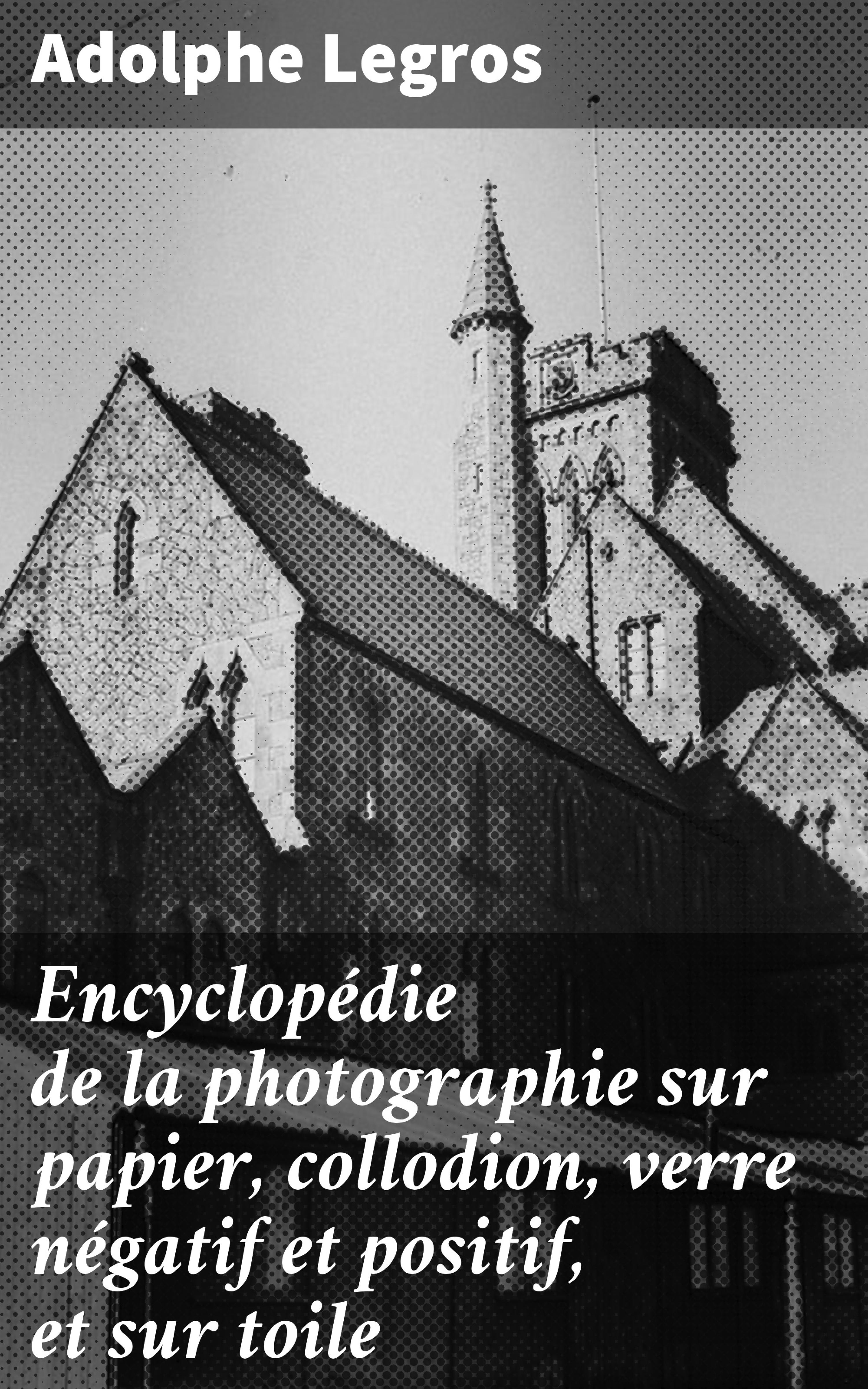 Обложка книги «Encyclopédie de la photographie sur papier, collodion, verre négatif et positif, et sur toile»