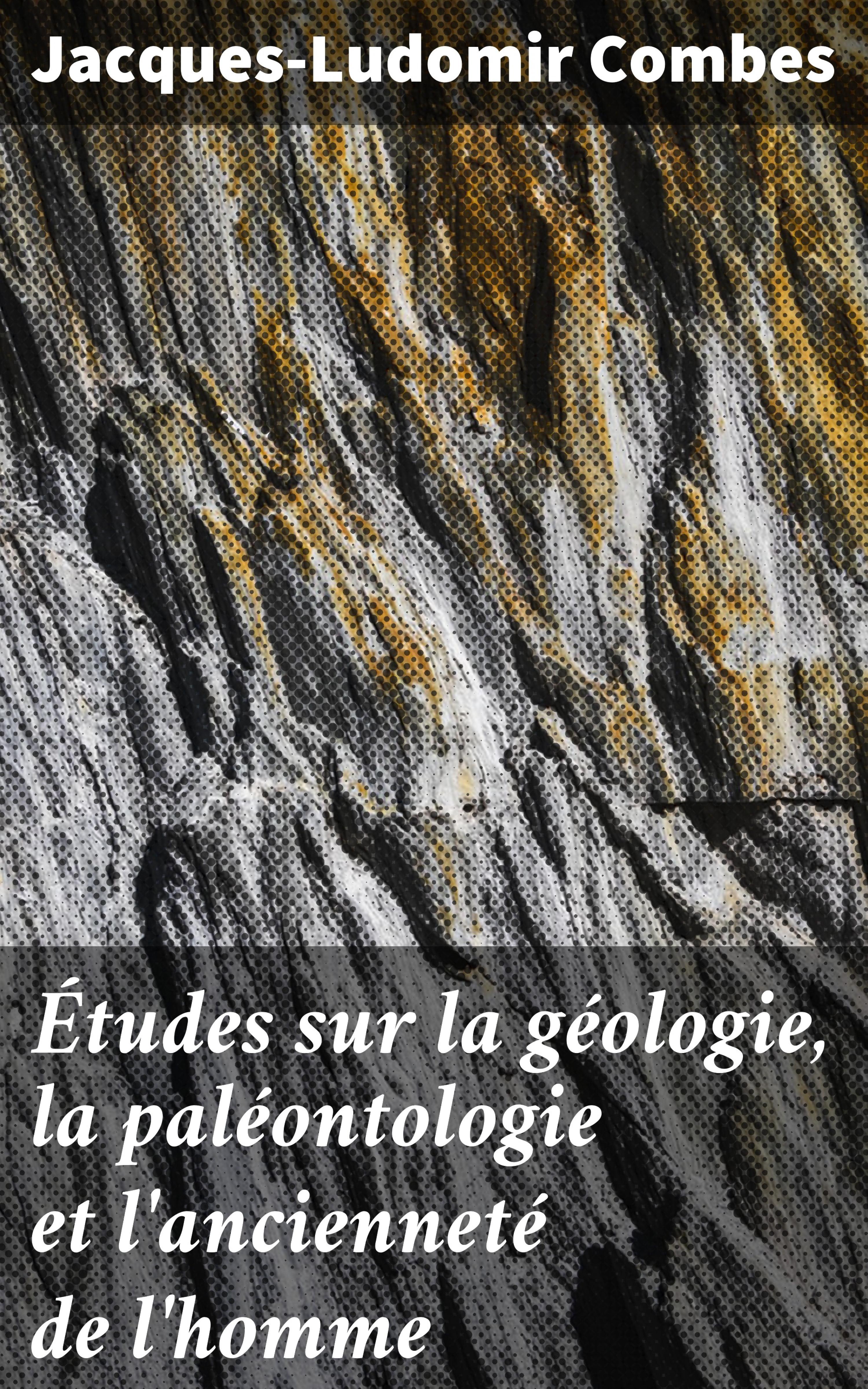 Обложка книги «Études sur la géologie, la paléontologie et l'ancienneté de l'homme»