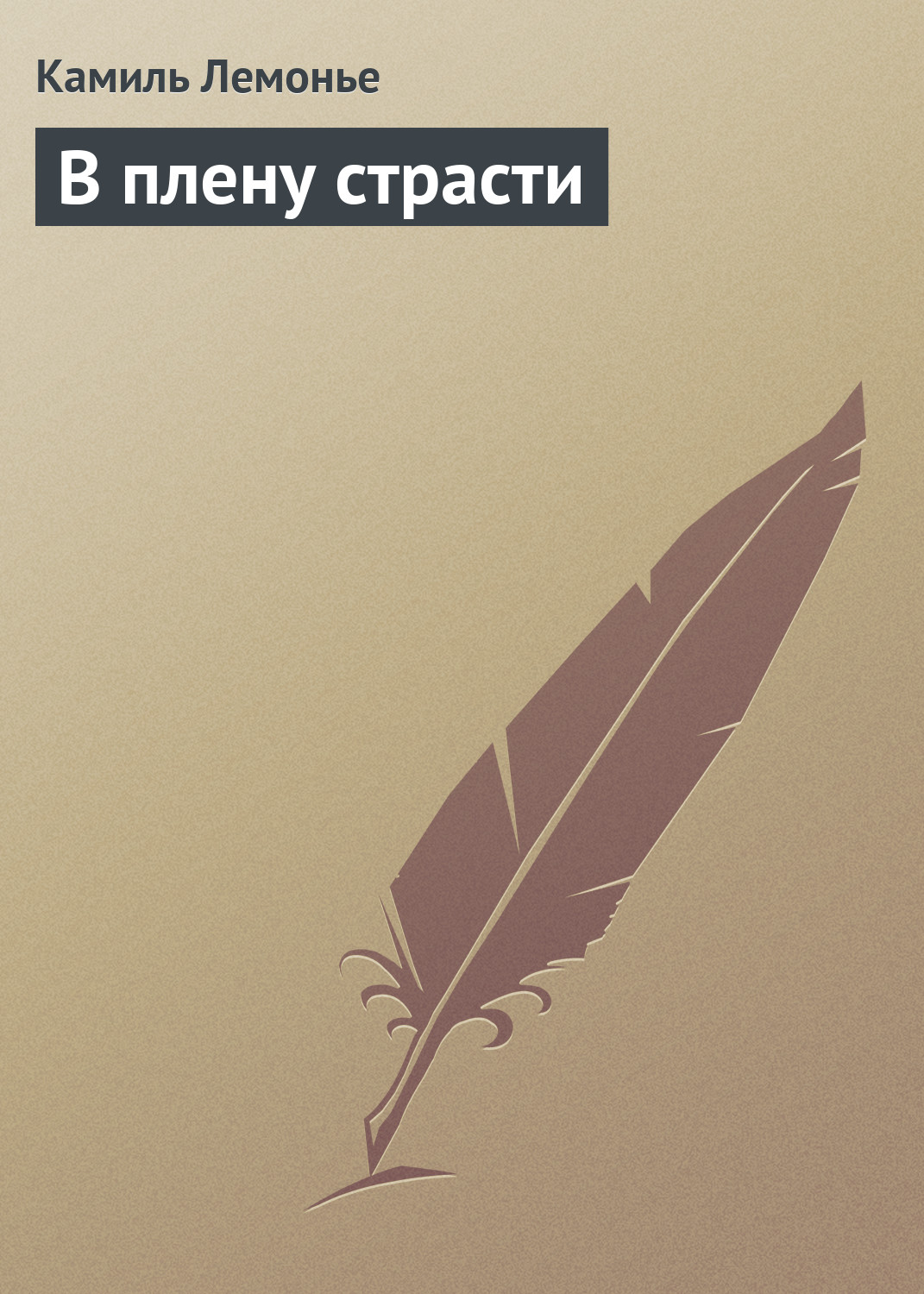 Обложка книги «В плену страсти»