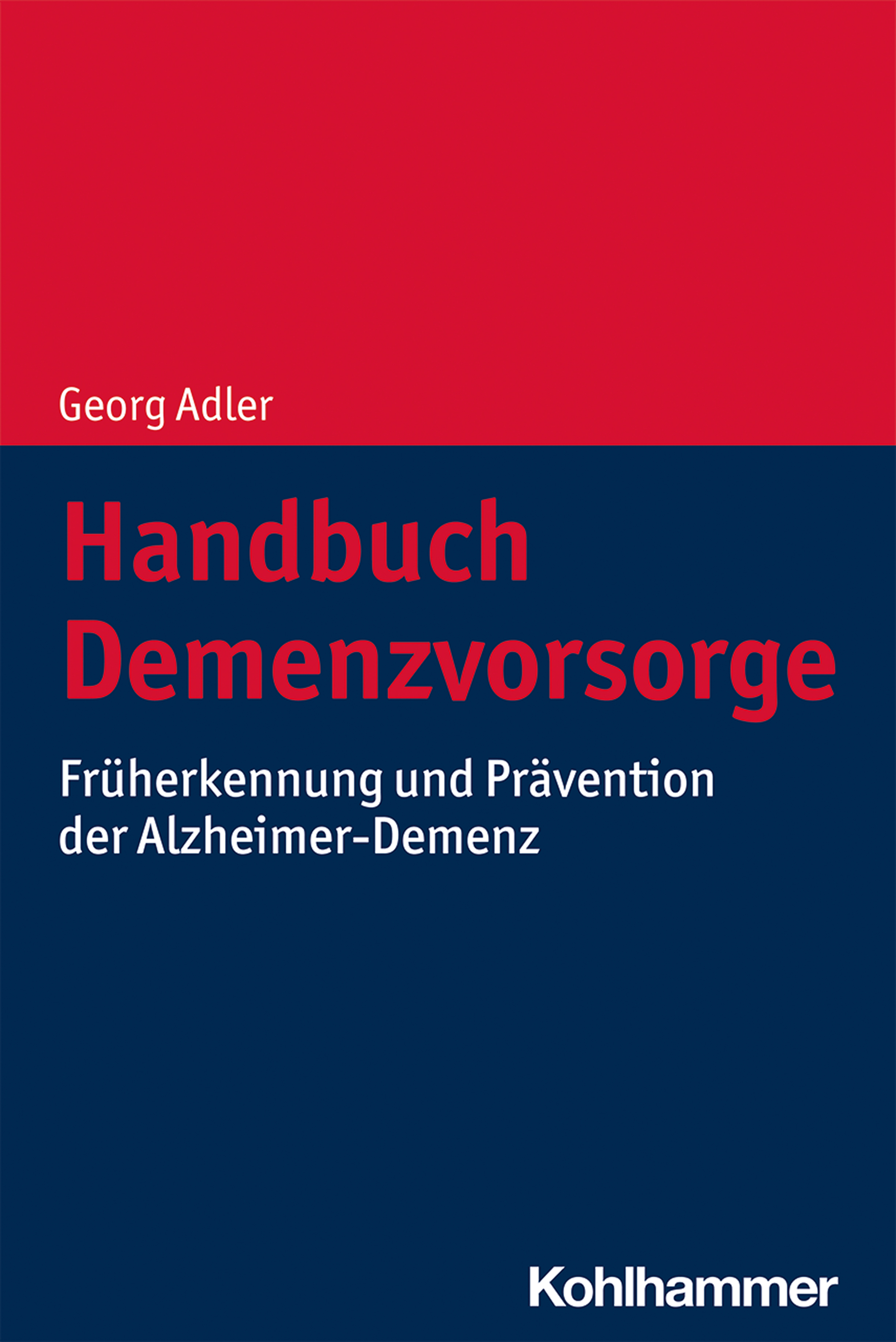 Обложка книги «Handbuch Demenzvorsorge»