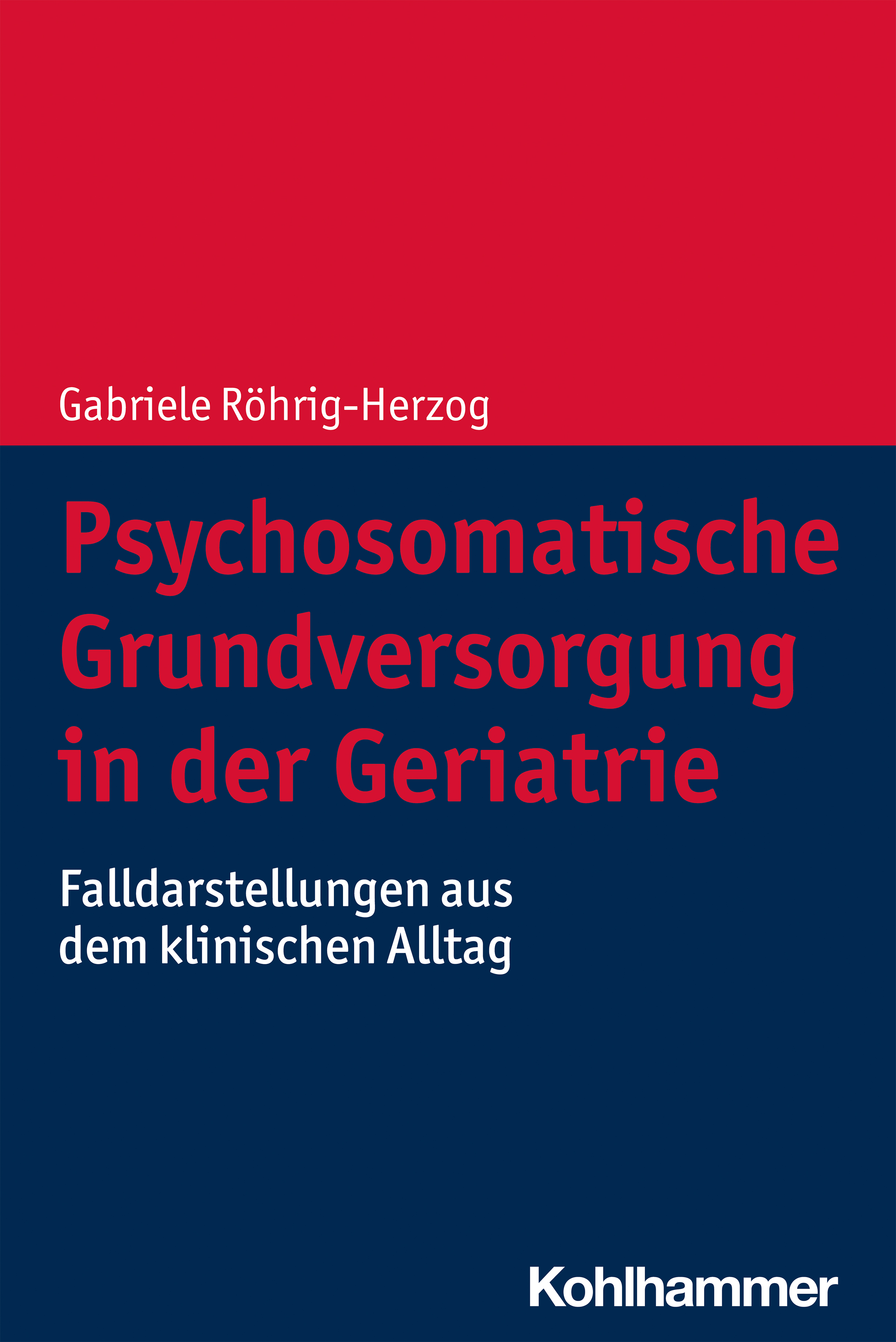 Обложка книги «Psychosomatische Grundversorgung in der Geriatrie»