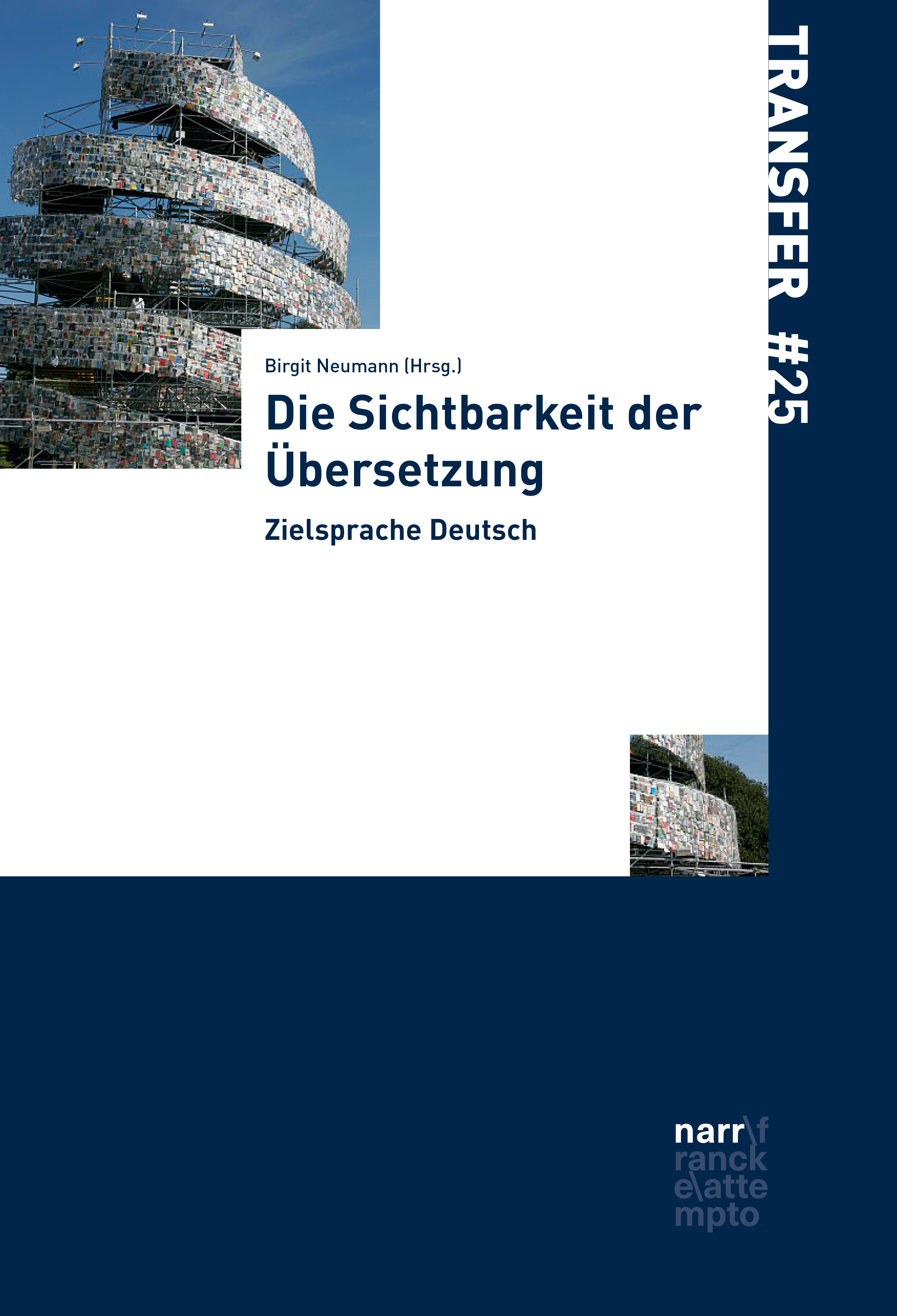 Обложка книги «Die Sichtbarkeit der Übersetzung»