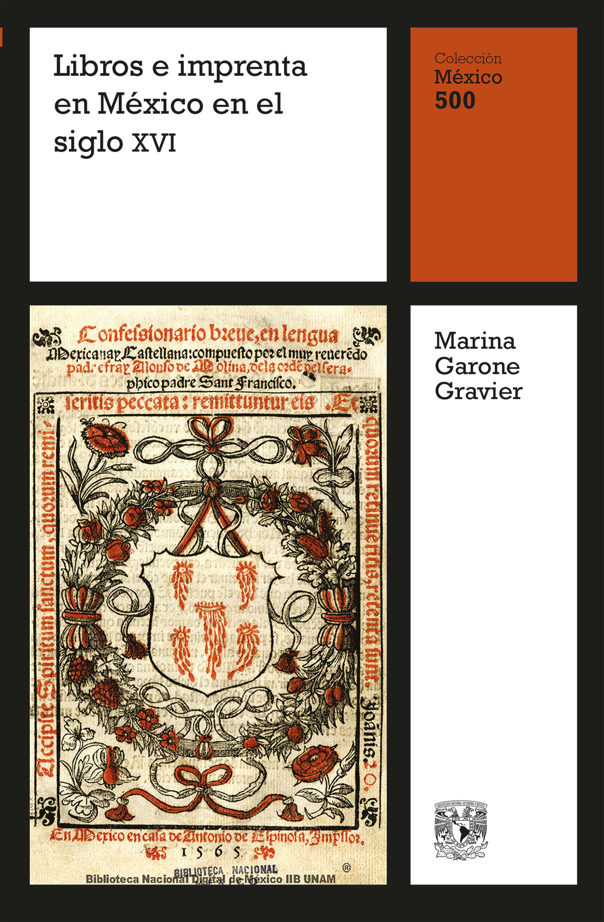 Обложка книги «Libros e imprenta en México en el siglo XVI»