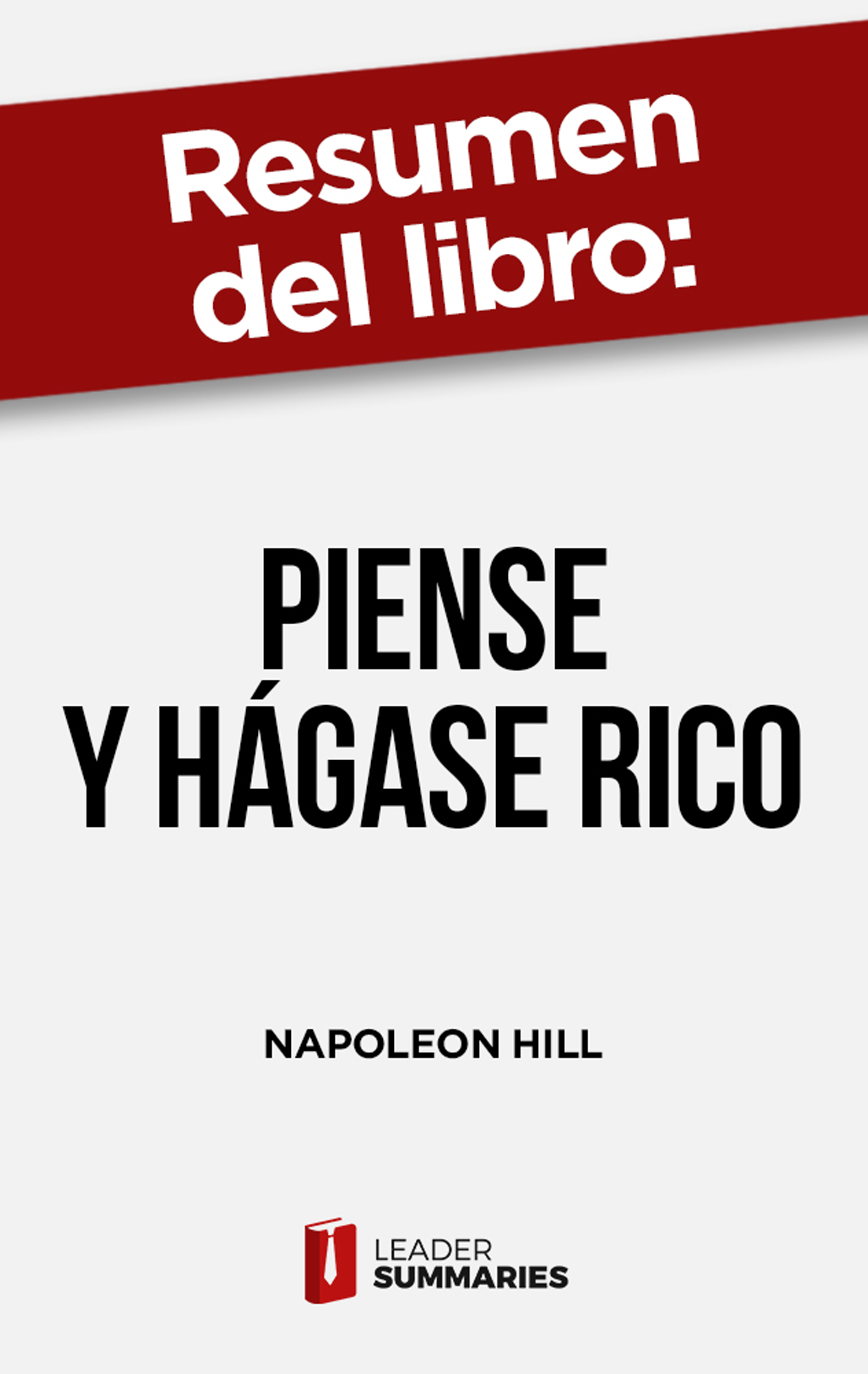 Обложка книги «Resumen del libro "Piense y hágase rico"»
