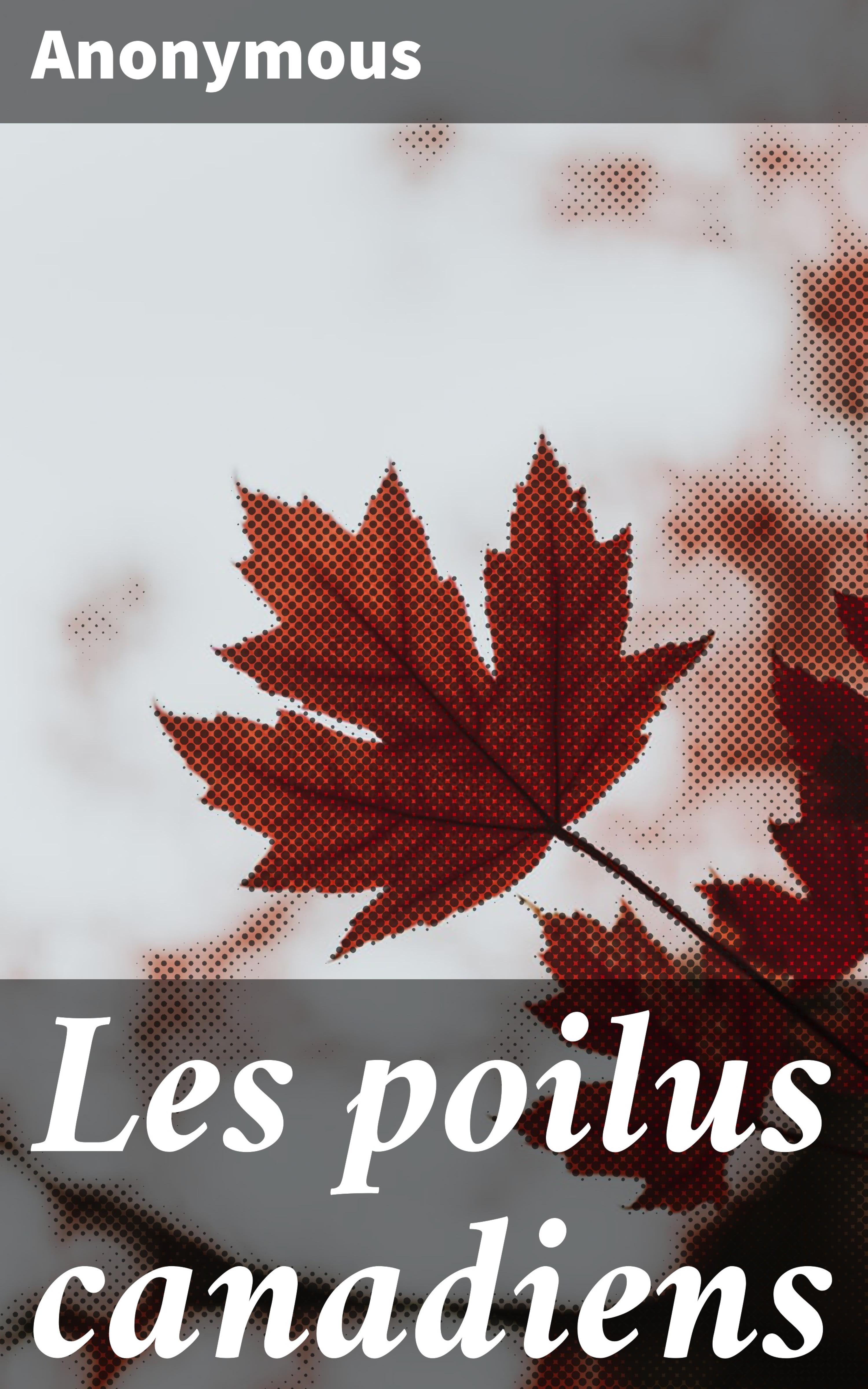 Обложка книги «Les poilus canadiens»